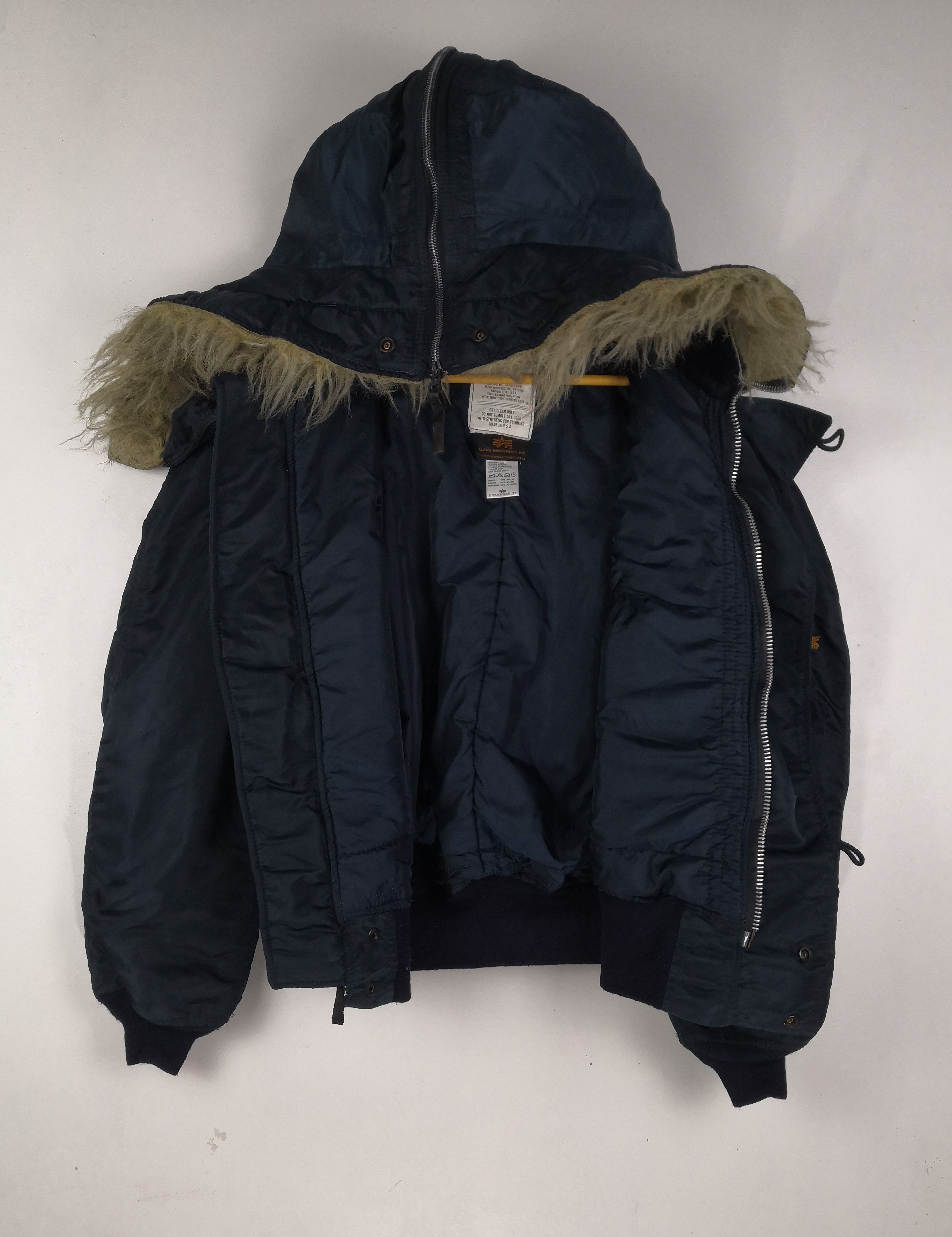 Alpha Industries Vintage N-2B Bomber Alpha Industries Jacket Hoodie Size US L / EU 52-54 / 3 - 2 Thumbnail