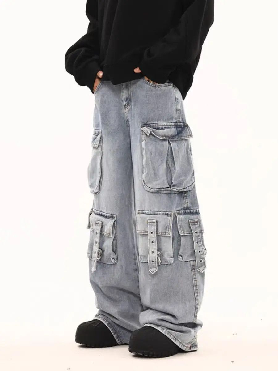 Designer × Japanese Brand Vintage Streetwear Hip Hop Loose Casual Pants Size US 33 - 2 Thumbnail