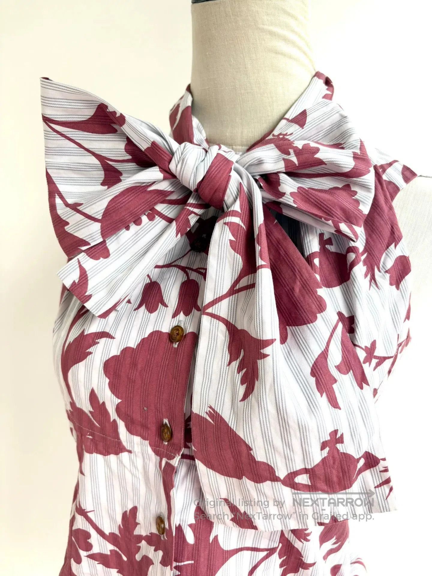 Vivienne Westwood vivienne westwood red floral bow blouse. Size XS / US 0-2 / IT 36-38 - 6 Thumbnail