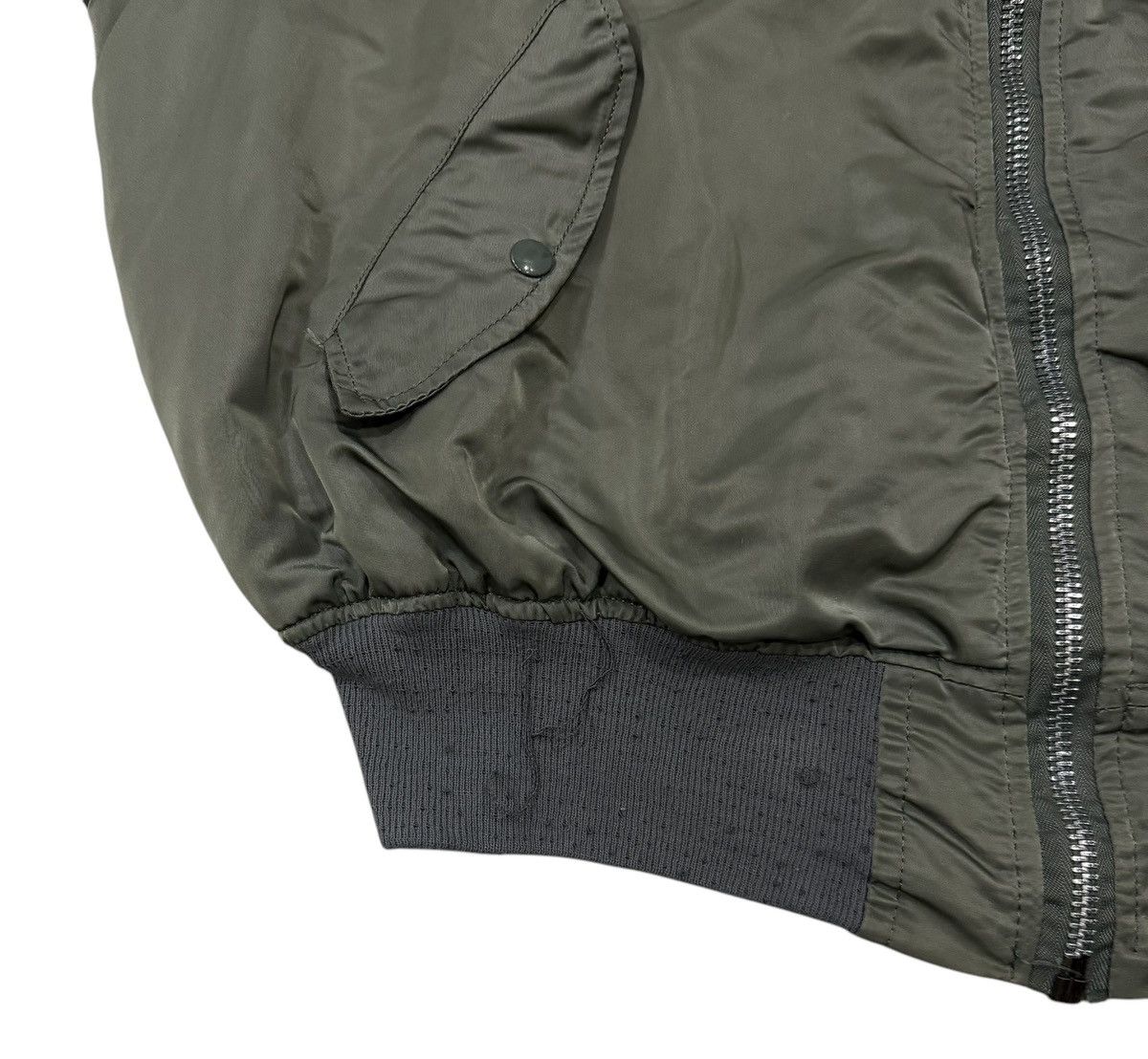 Alpha Industries Vintage Alpha Industries Reversible Bomber Jacket Size US XL / EU 56 / 4 - 4 Thumbnail