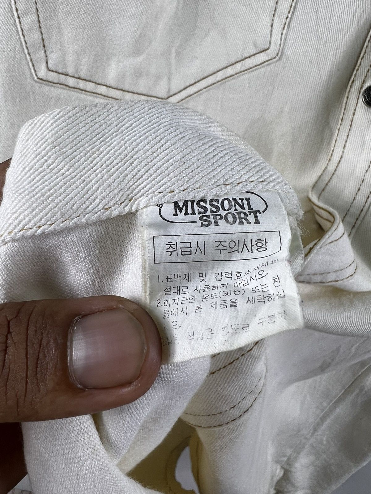Missoni 🔥 Luxury MISSONI SPORT Denim shirt distressed Size US M / EU 48-50 / 2 - 8 Thumbnail