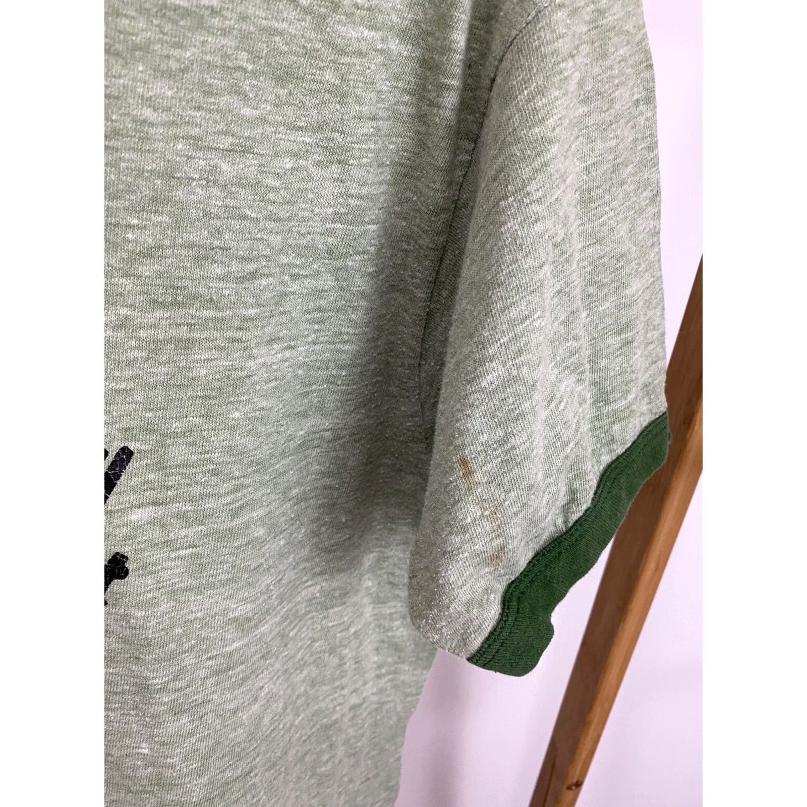 Hanes VINTAGE 70s Hanes Green T-Shirt L Mens Size US L / EU 52-54 / 3 - 6 Thumbnail