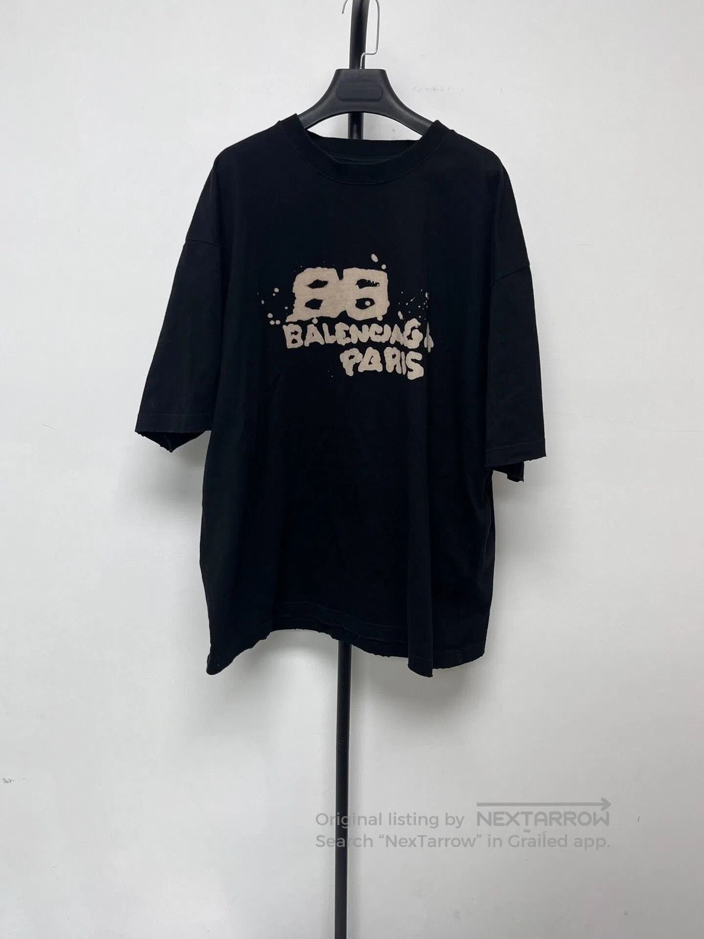 Balenciaga balenciaga logo print black t. Size US XS / EU 42 / 0 - 1 Thumbnail