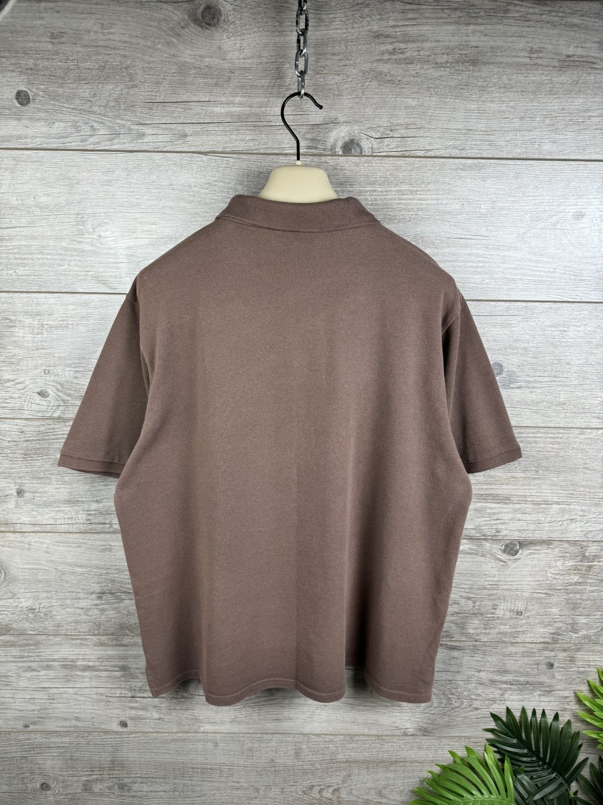 Polo shirt Yves Saint Laurent Brown size XXL YSL Vintage tee