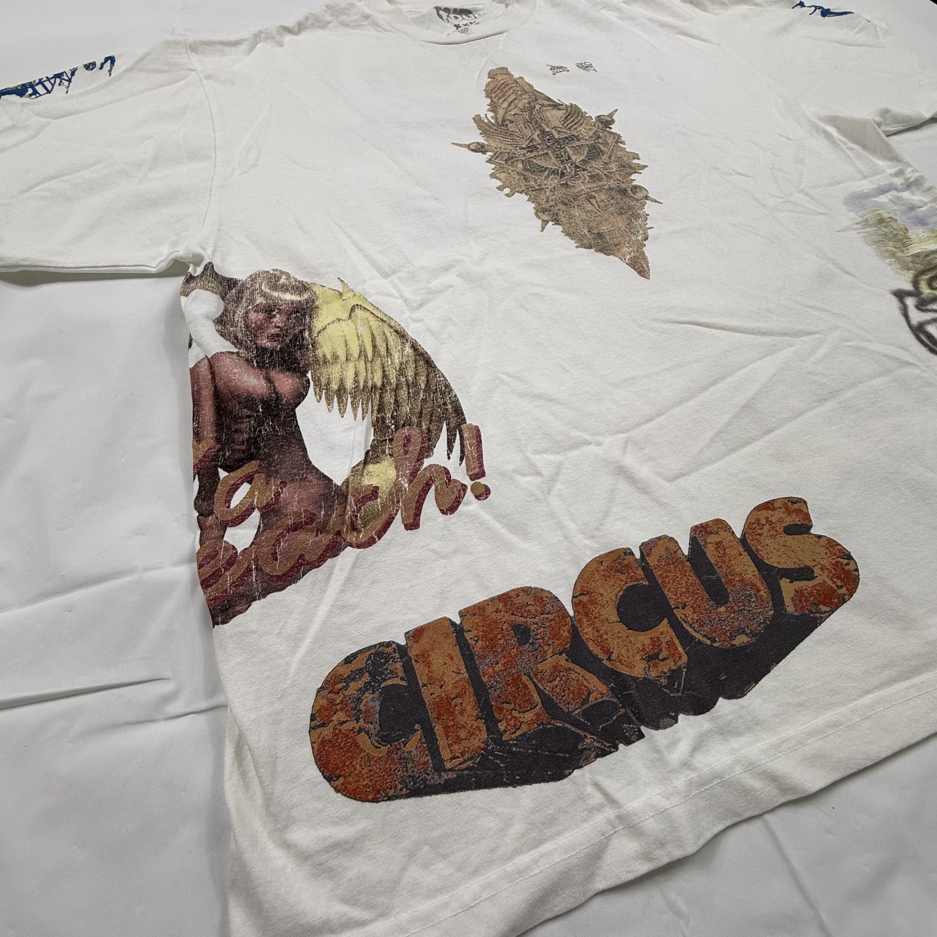Travis Scott Travis Scott Utopia Circus Maximus Tour Shirt Size US XXL / EU 58 / 5 - 4 Thumbnail