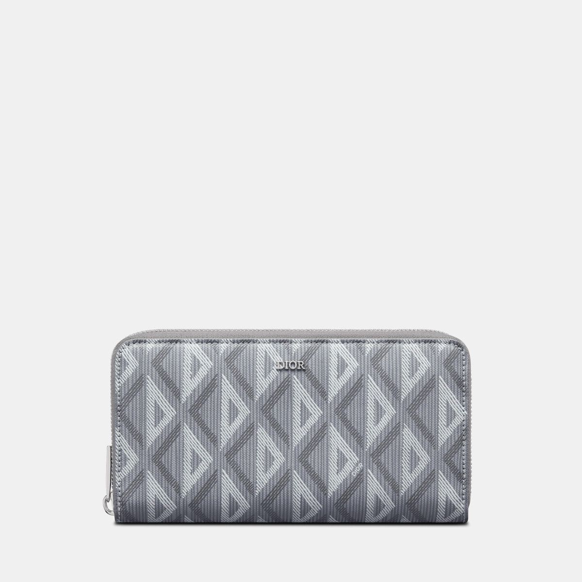 Dior o1bcso1str0226 Size:OS/ Zipped Long Wallet in Grey Size ONE SIZE - 1 Thumbnail