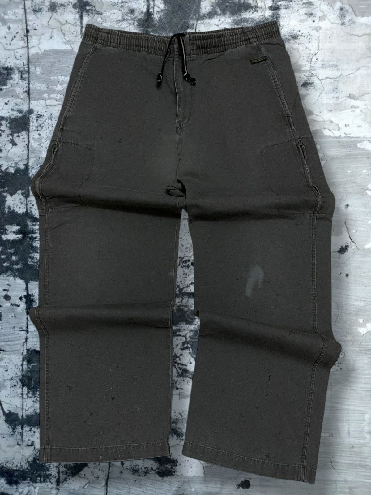 Nike Vintage Designer Nike Distressed Splash Work Casual Pant Size US 33 - 1 Thumbnail