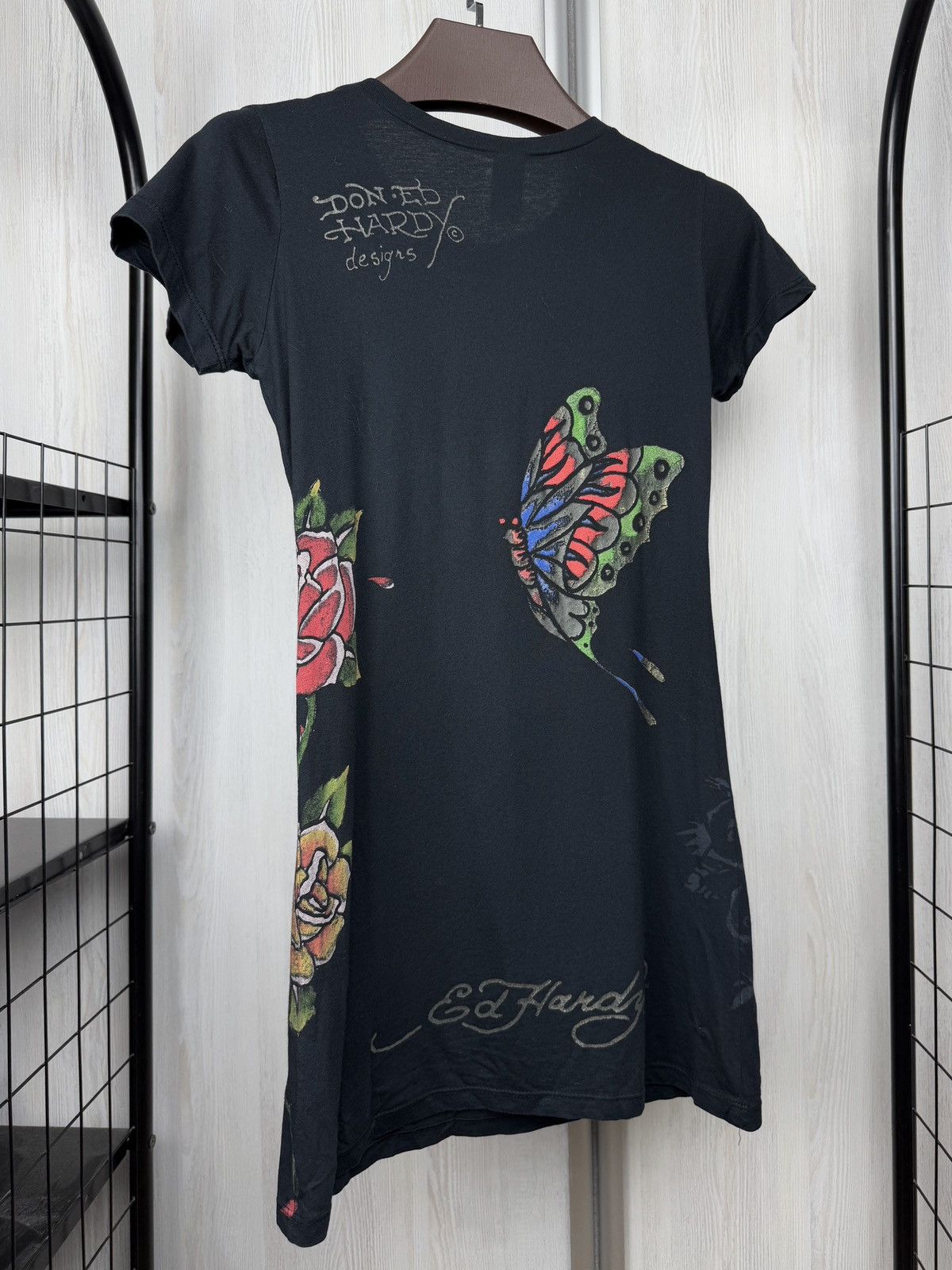 Ed Hardy Rare print vintage “Love” Long T-shirt Ed Hardy made in USA Size M / US 6-8 / IT 42-44 - 8 Thumbnail