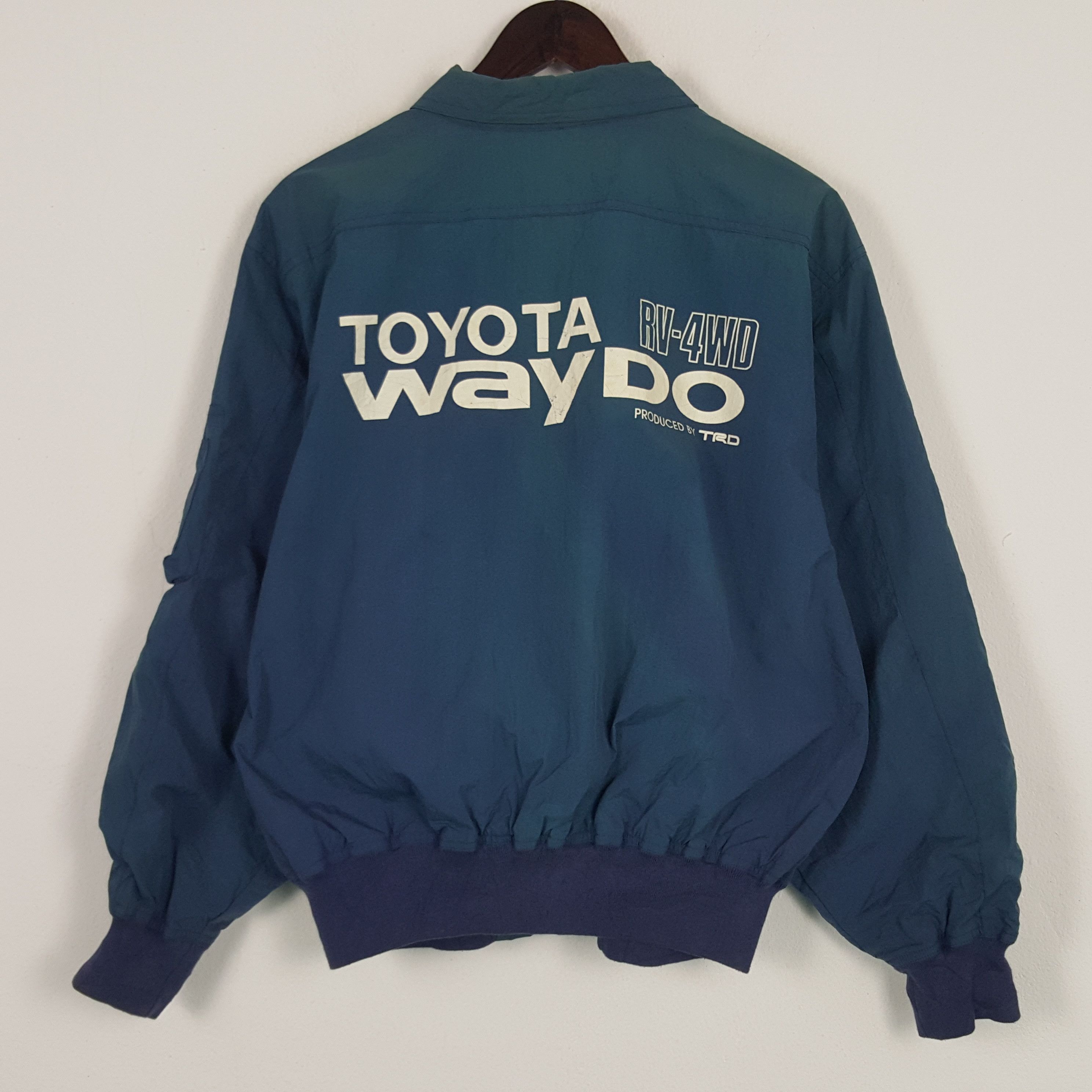 Japanese Brand × Vintage Vintage TRD Toyota Way Do Sport Bomber Jacket Size US M / EU 48-50 / 2 - 1 Thumbnail