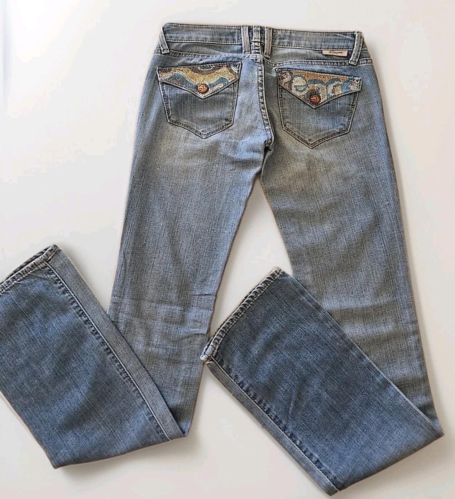 Other J & Company Born in California Bootcut Jeans 28×34 Y2K Ocean Size 25" / US 0 / IT 36 - 1 Thumbnail