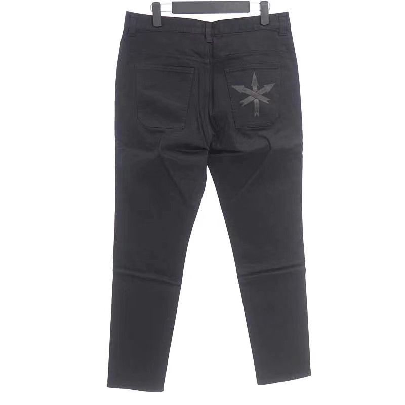 Roar roar roarguns Crystal Double Guns Black Denim Jeans K11 Size US 35 - 2 Thumbnail