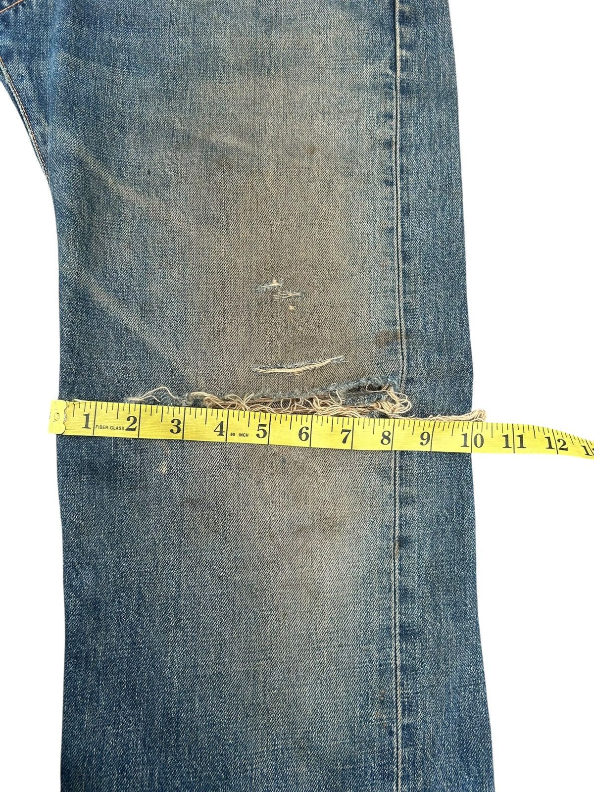 Kapital Vintage Edwin 505X Selvedge Distressed Rusty Denim Jeans Size US 29 - 18 Thumbnail