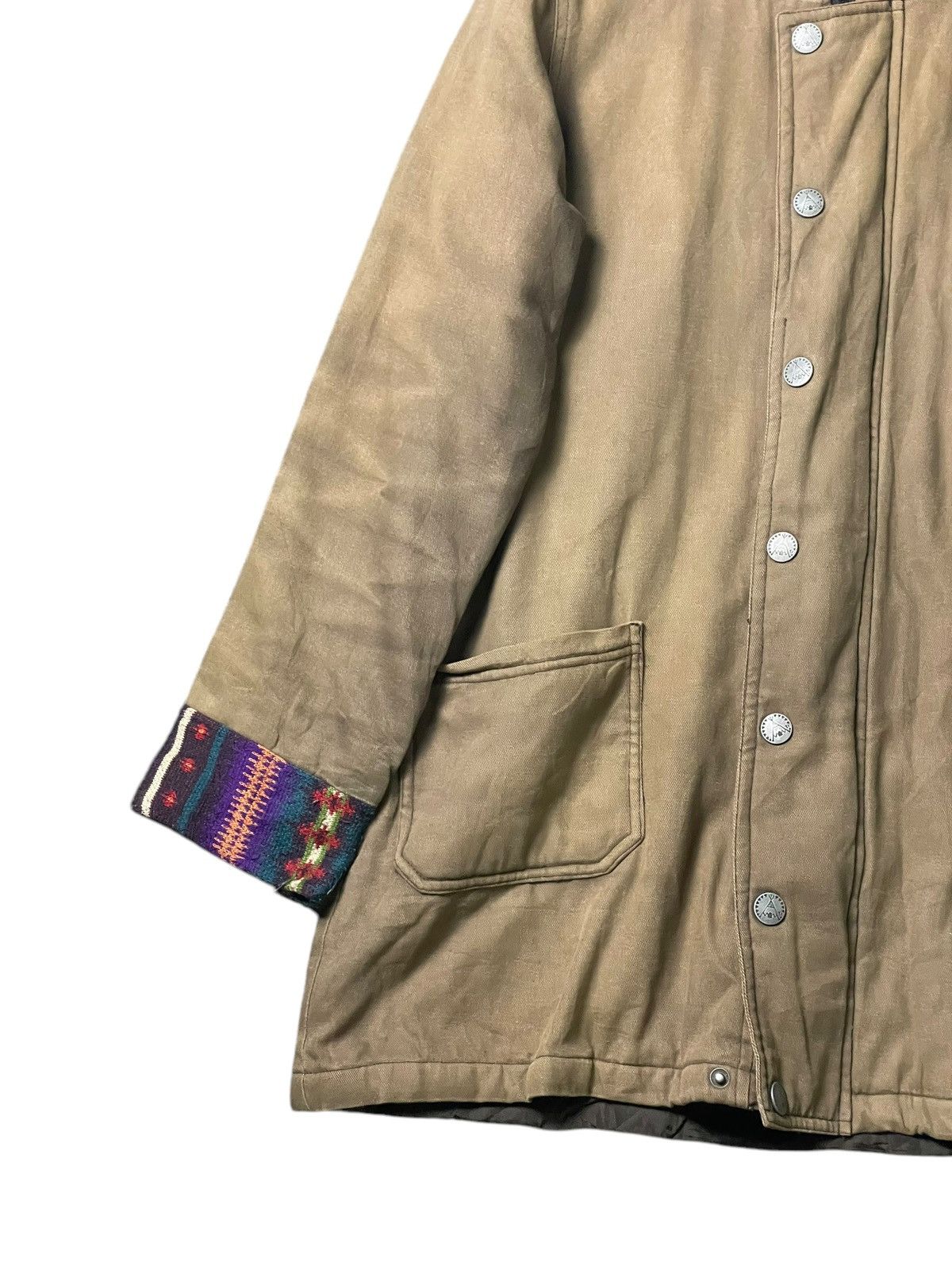 Japanese Brand × Vintage Vintage TITICACA Outdoor Hooded Jacket (97) Size US XXS / EU 40 - 2 Thumbnail