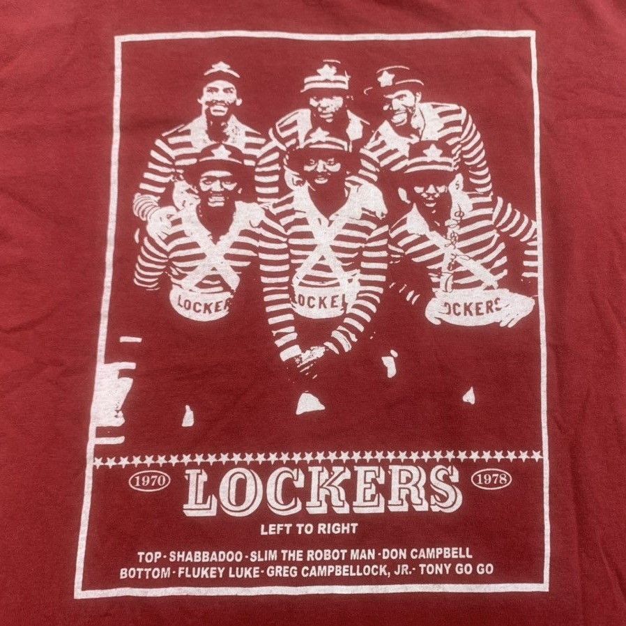Stussy Vintage Stussy X The Lockers American Street Dance T-Shirt Size US XL / EU 56 / 4 - 6 Thumbnail