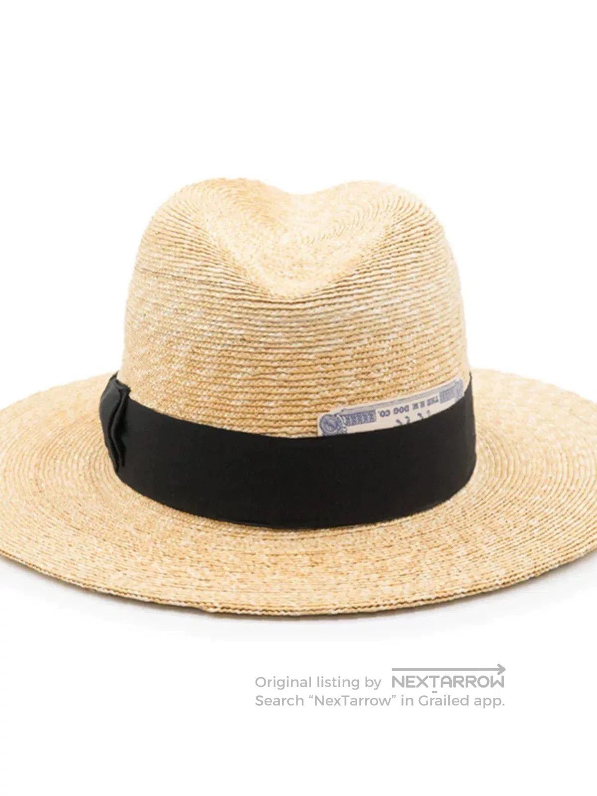 THE H.W.DOG&CO. H.W.DOG Summer Classic Woven Straw Hat. Size ONE SIZE - 3 Thumbnail