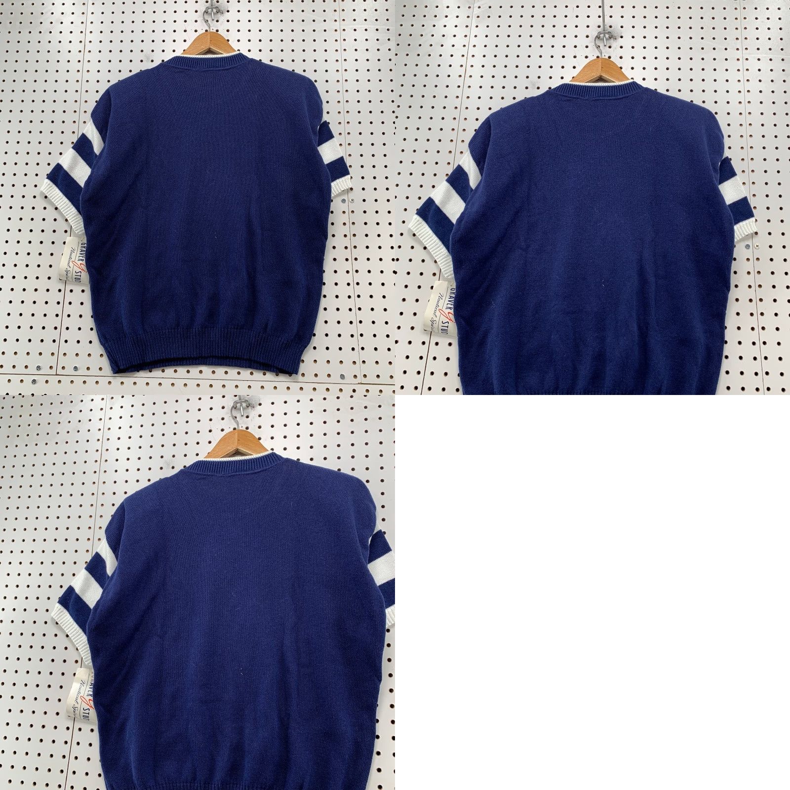 Vintage VINTAGE Susan Graver Nautical Sweater Womens XL Knit Short Sleeve Stars Flag USA Size XL / US 12-14 / IT 48-50 - 9 Thumbnail