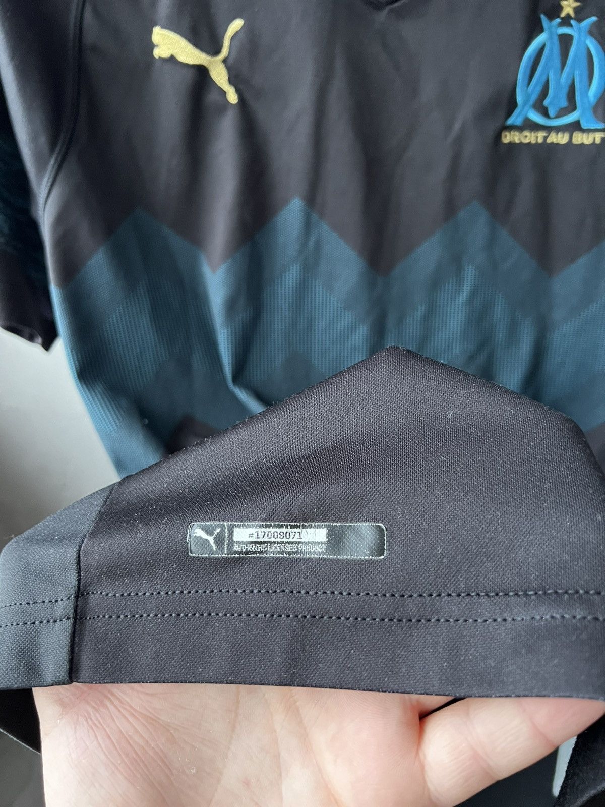 Puma 2018/19 OLYMPIQUE MARSEILLE AWAY SOCCER JERSEY SHIRT PUMA M Size US M / EU 48-50 / 2 - 10 Thumbnail