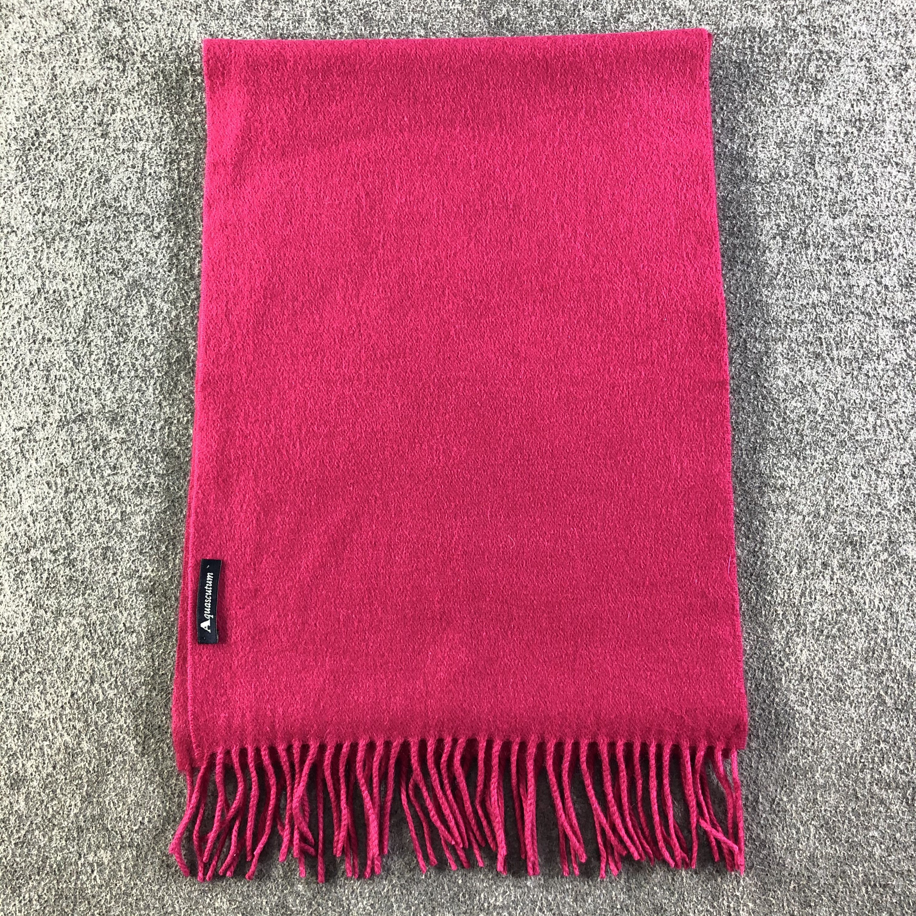 Aquascutum Aquasqutum Cashmere Scarf / Muffler / Neckwear Size ONE SIZE - 2 Thumbnail