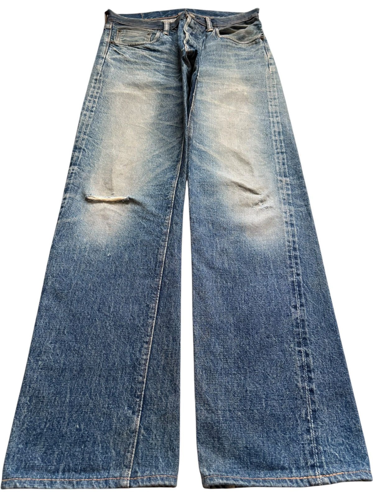 Warehouse & Co. Vintage Japanese Warehouse & Co Selvedge Mud Wash Jeans Size US 29 - 2 Thumbnail
