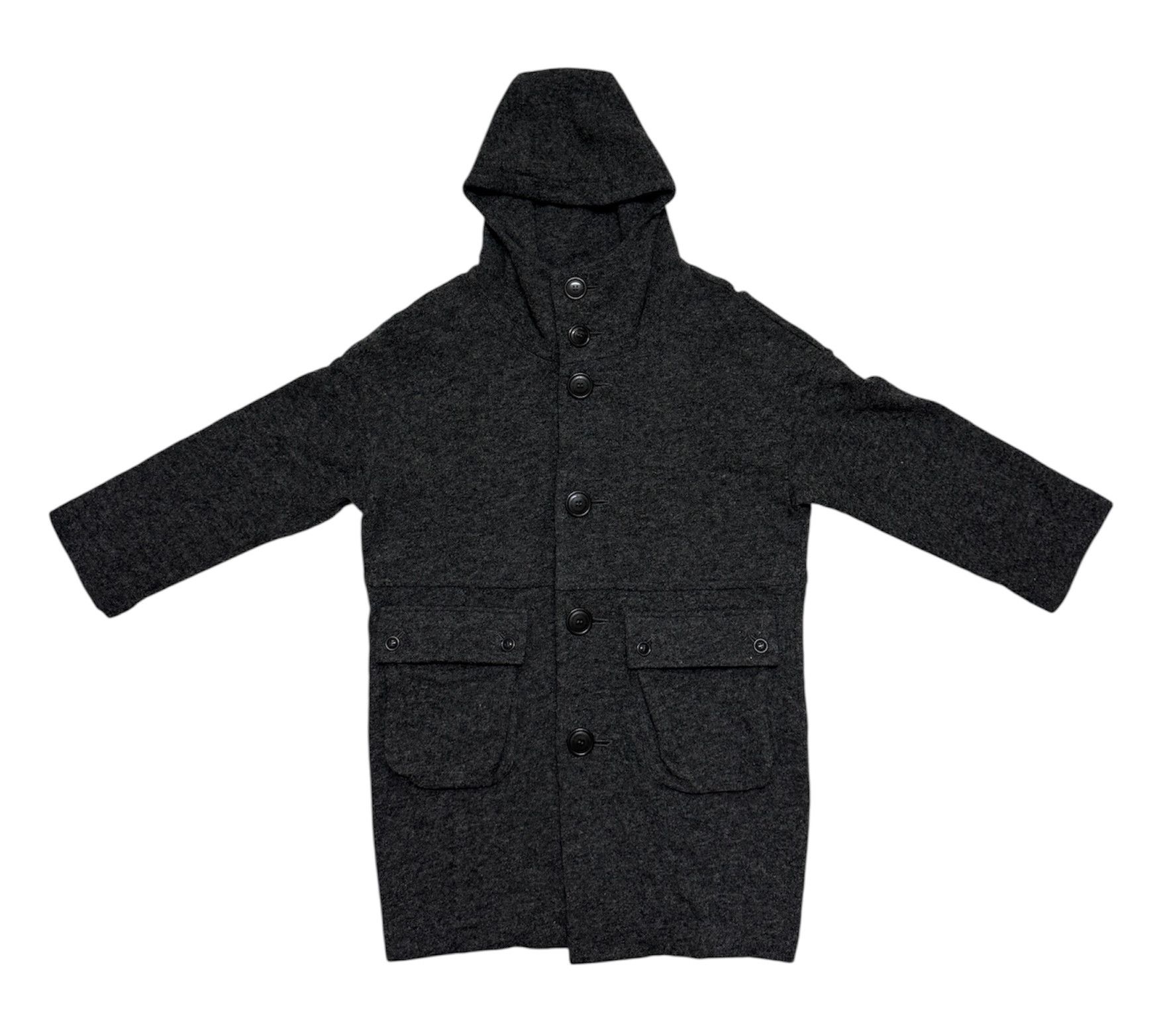 Issey Miyake Sunao Kuwahara Issey Miyake Hoodie Wool Jacket Size US M / EU 48-50 / 2 - 1 Thumbnail