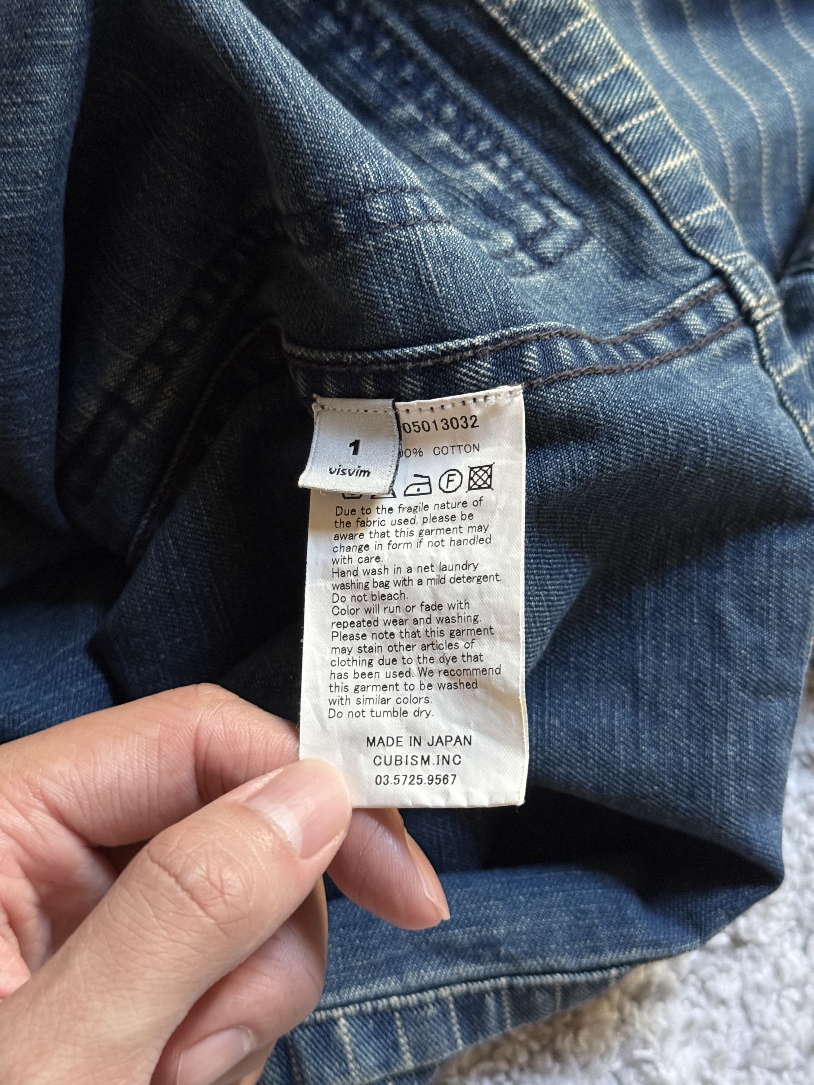 Visvim Wabash Stripe Denim Coverall Jacket SS15 Size US S / EU 44-46 / 1 - 11 Thumbnail