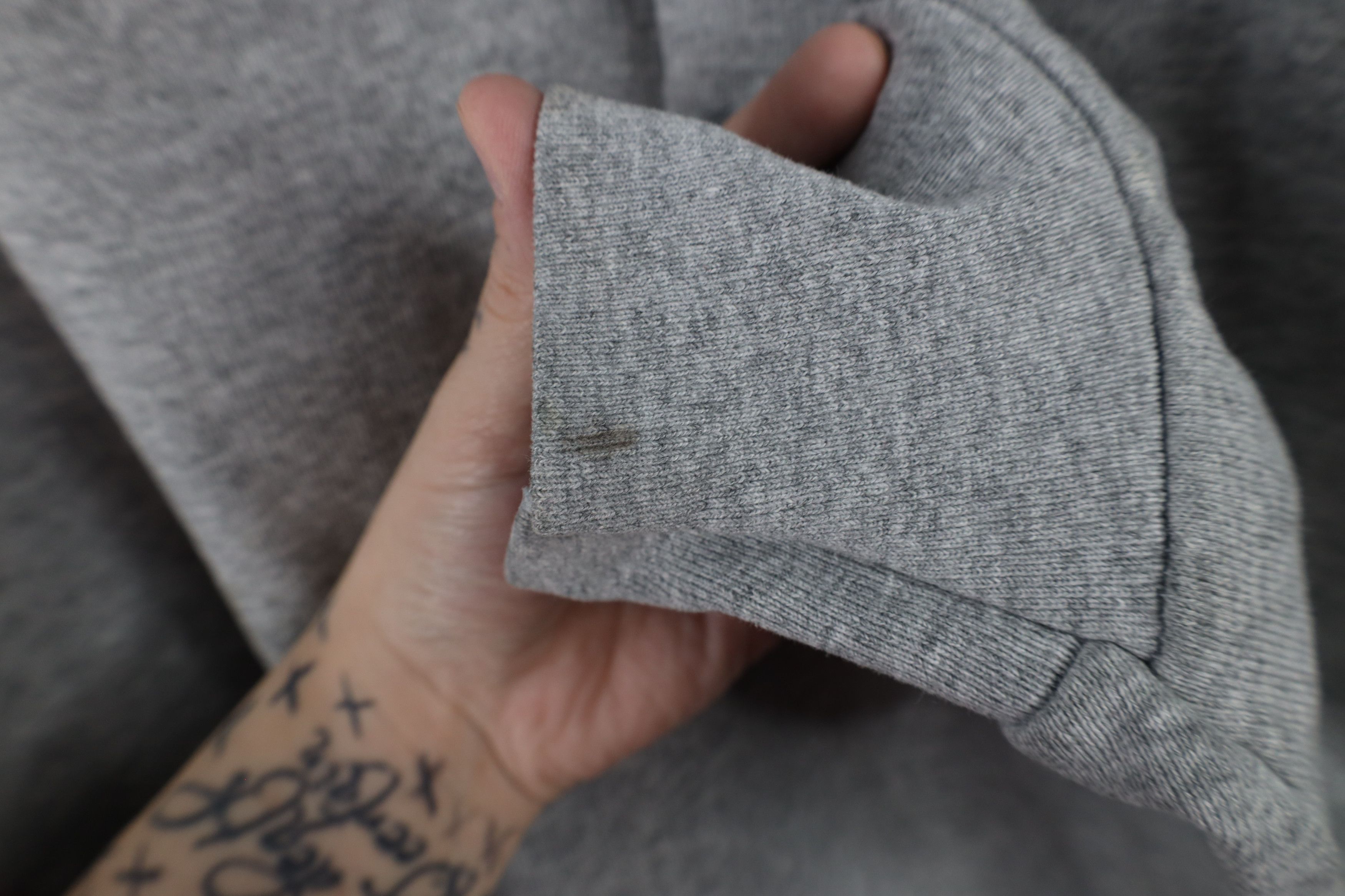 Vintage Vintage 90s Streetwear Crewneck Sweatshirt Heather Gray Size XXL / US 16-18 / IT 52-54 - 6 Thumbnail