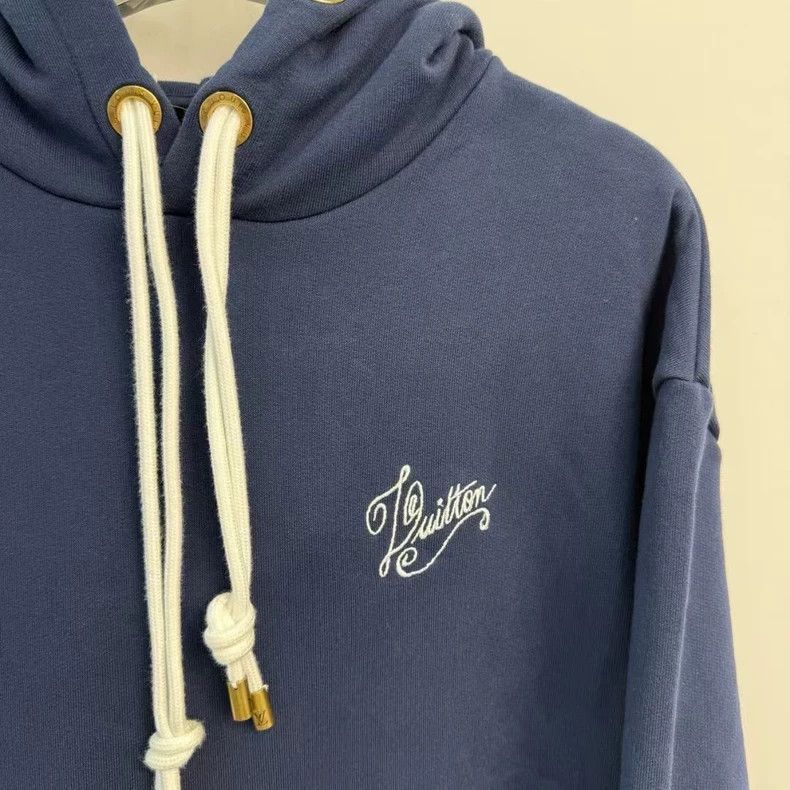 Louis Vuitton Louis Vuitton 24 New Nautical Collection Navy Blue Hoodie 2 Size US XS / EU 42 / 0 - 3 Thumbnail