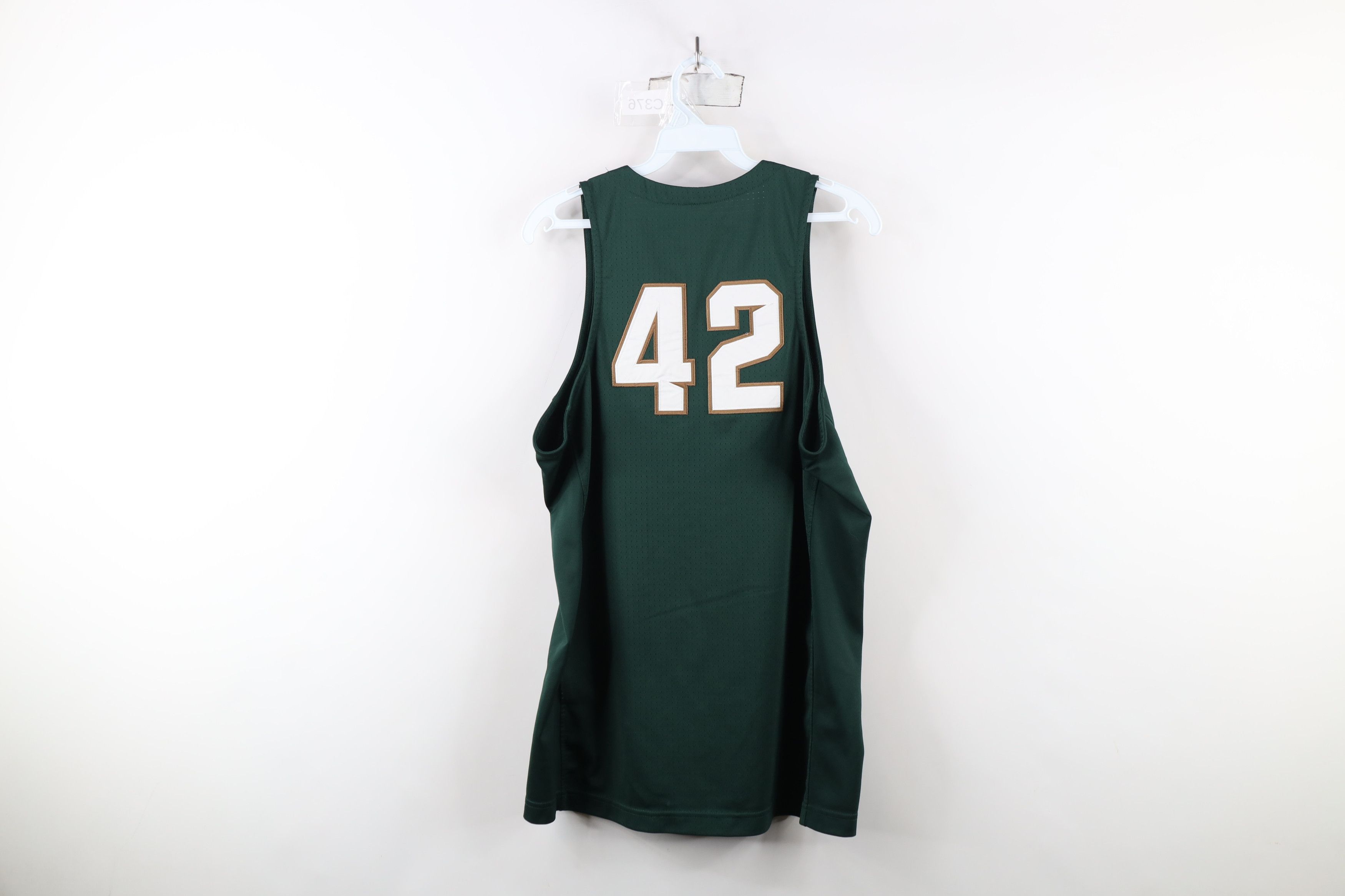 Nike Nike Elite State University Basketball Jersey Green #42 Size US M / EU 48-50 / 2 - 14 Thumbnail