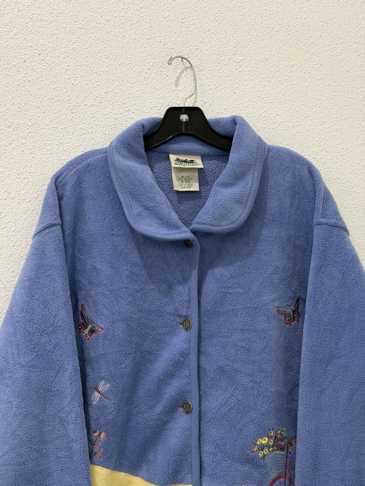 Northern Reflections Vtg 90s Northern Reflections Garden Embroidered Sweater XL Size XL / US 12-14 / IT 48-50 - 3 Thumbnail