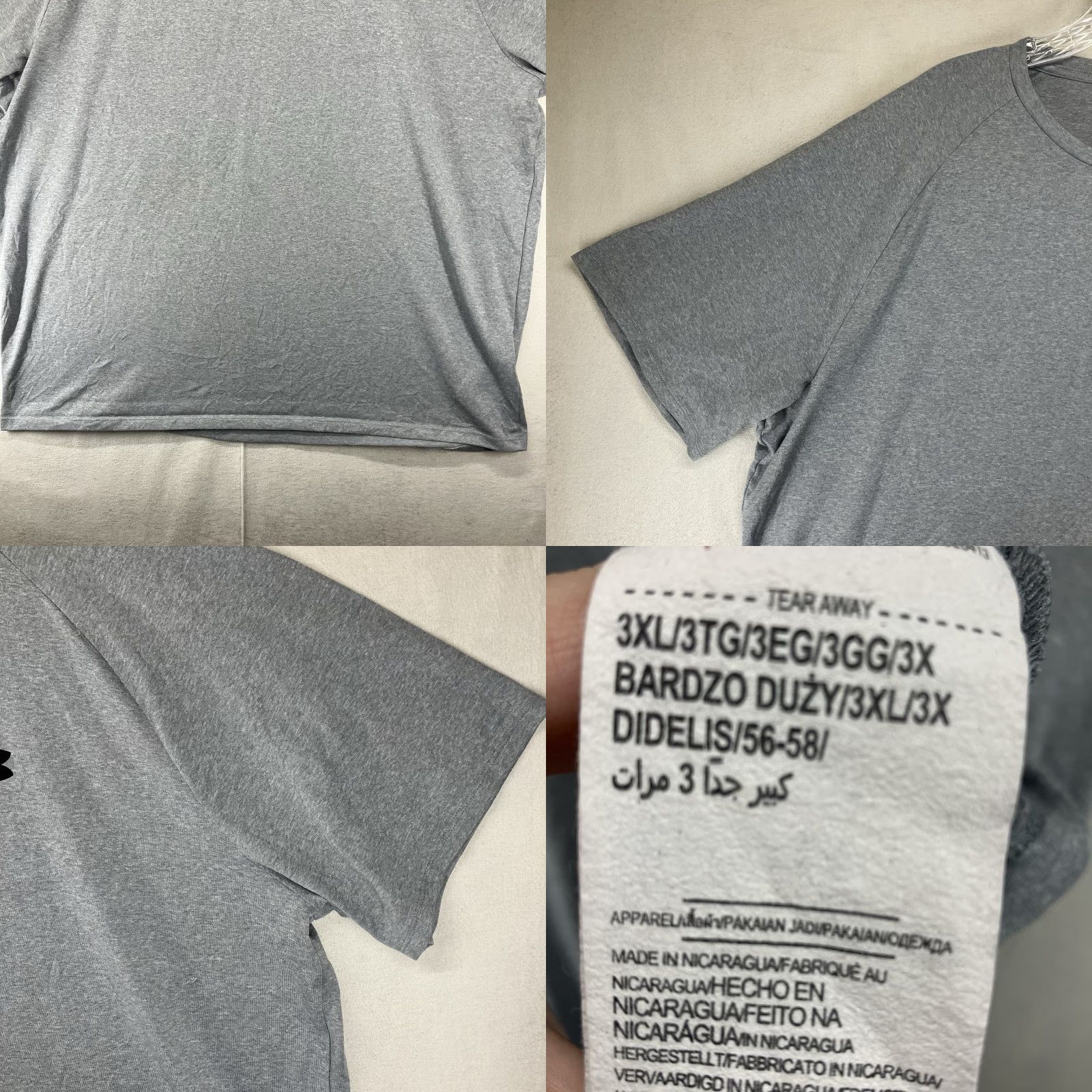 Under Armour Under Armour Shirt Mens 3XL Gray Tech Tee Gym Active Shirt Size US XXL / EU 58 / 5 - 8 Thumbnail