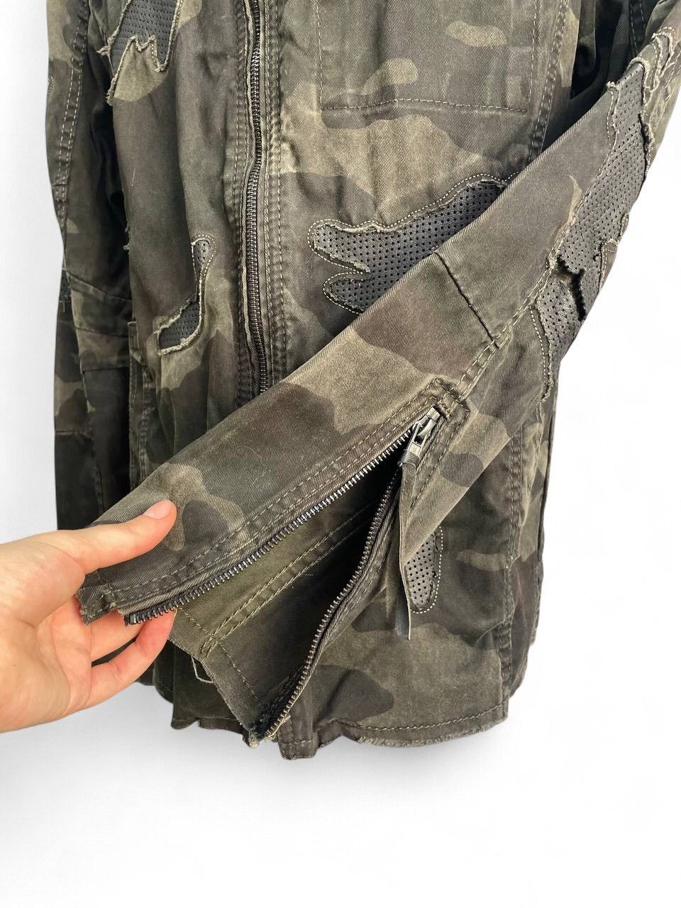 14th Addiction PPFM style camo military jacket distressed patchwork y2k Size US M / EU 48-50 / 2 - 5 Thumbnail