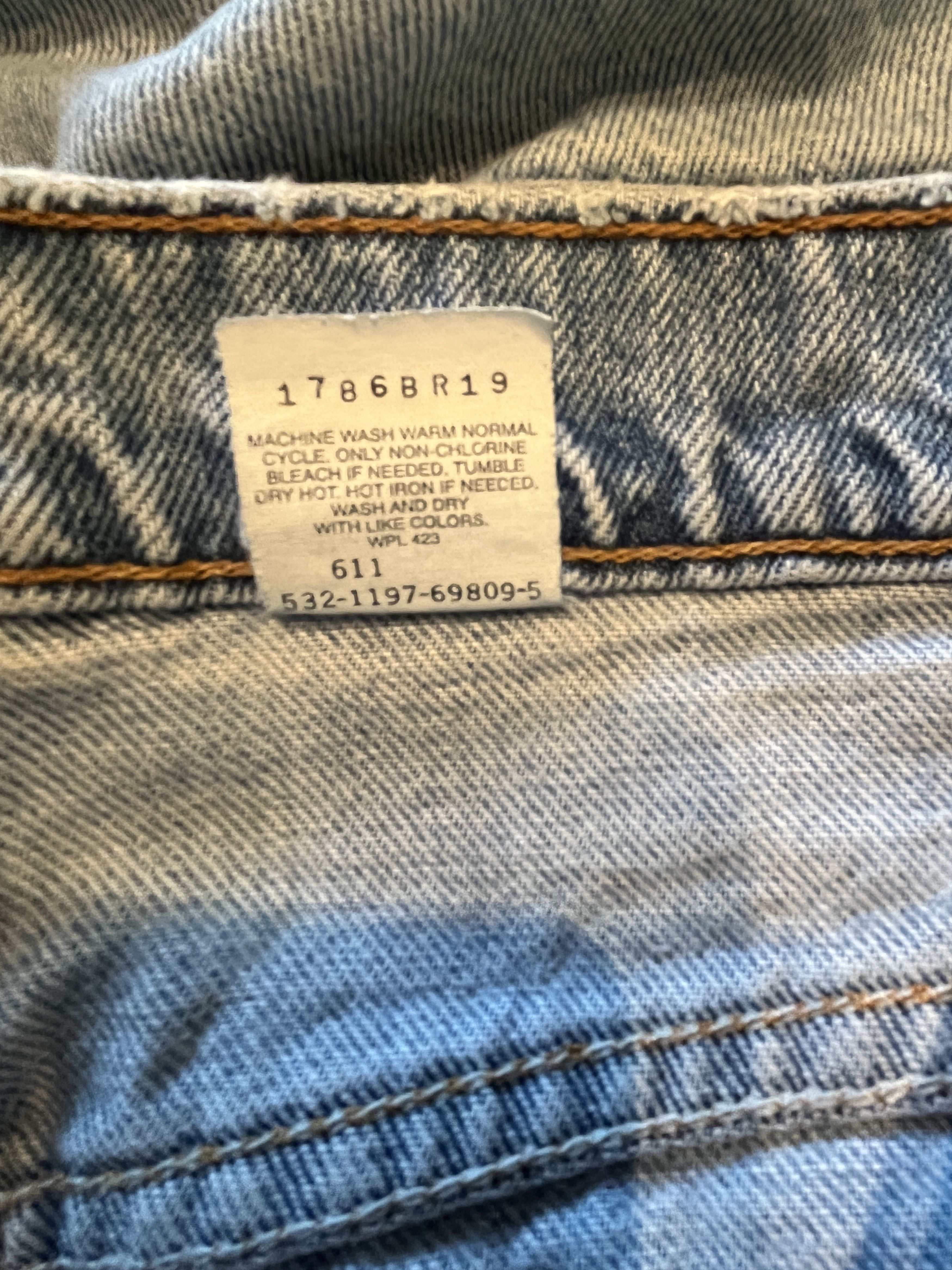 Levi's Vintage Clothing Vtg 90s Levis 505 Custom Butterfly Rhinestone Jeans 32x30 Size 30" / US 8 / IT 44 - 13 Thumbnail