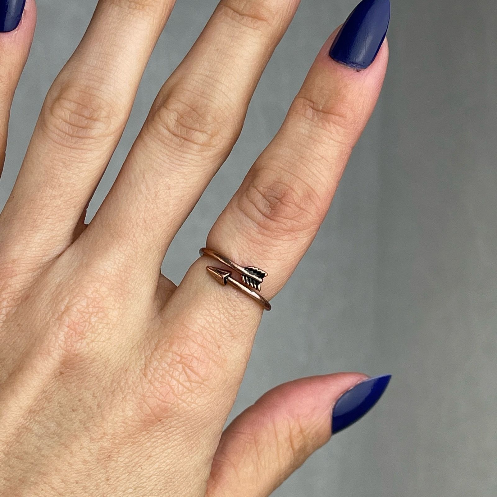 Other Dainty Copper Tone Arrow Shaped Wrap Ring Jewelry 5-5.5 NWOT Size ONE SIZE - 8 Thumbnail