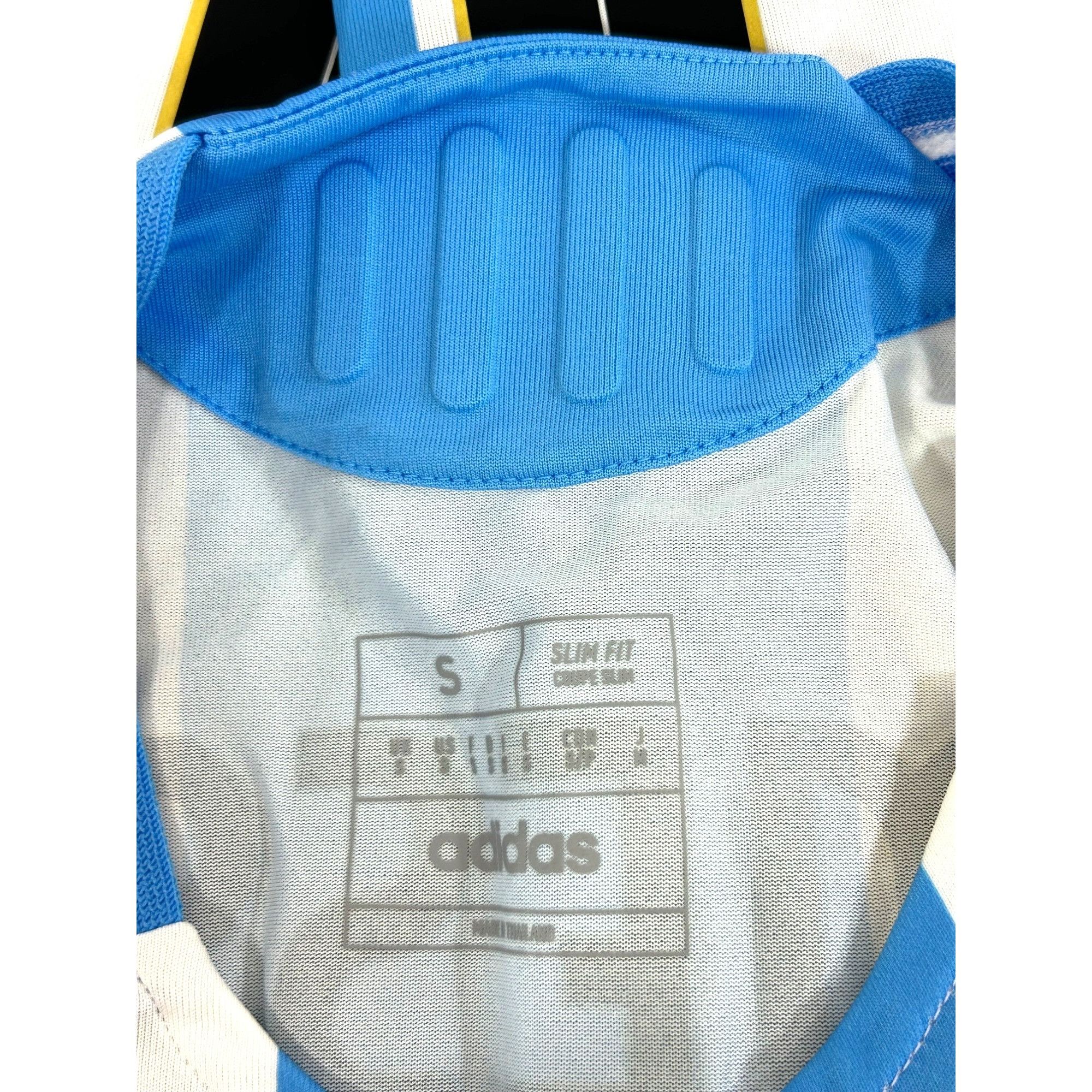 Adidas Adidas Messi Soccer Jersey S Slim White Blue 2022 Short Slee Size US S / EU 44-46 / 1 - 21 Thumbnail