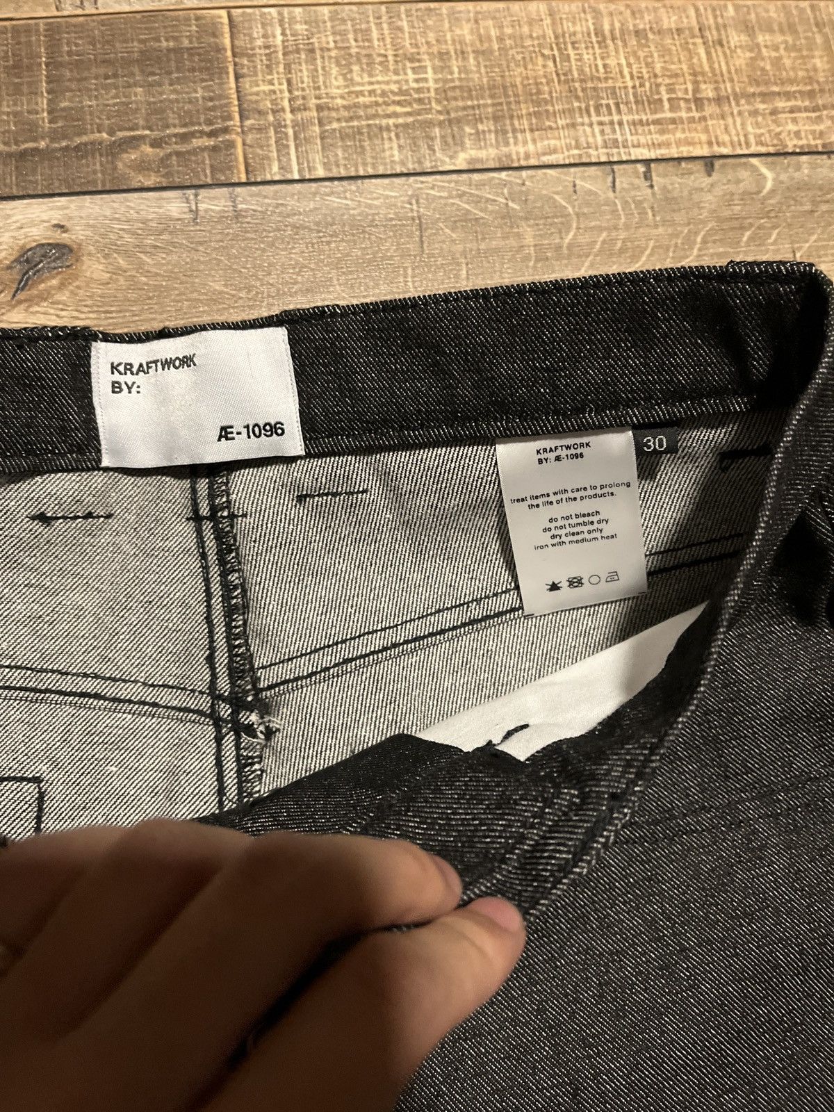 Other Kraftwork Raw Denim Flare Jeans Size US 30 / EU 46 - 4 Thumbnail