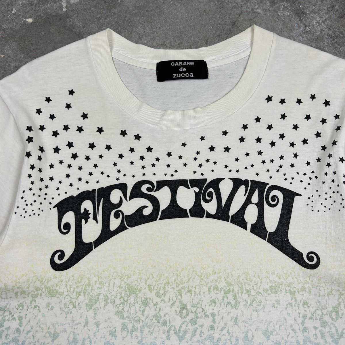 CABANE de ZUCCa × Issey Miyake × Vintage 1990s Cabane de Zucca - Woodstock Festival Size US M / EU 48-50 / 2 - 3 Thumbnail
