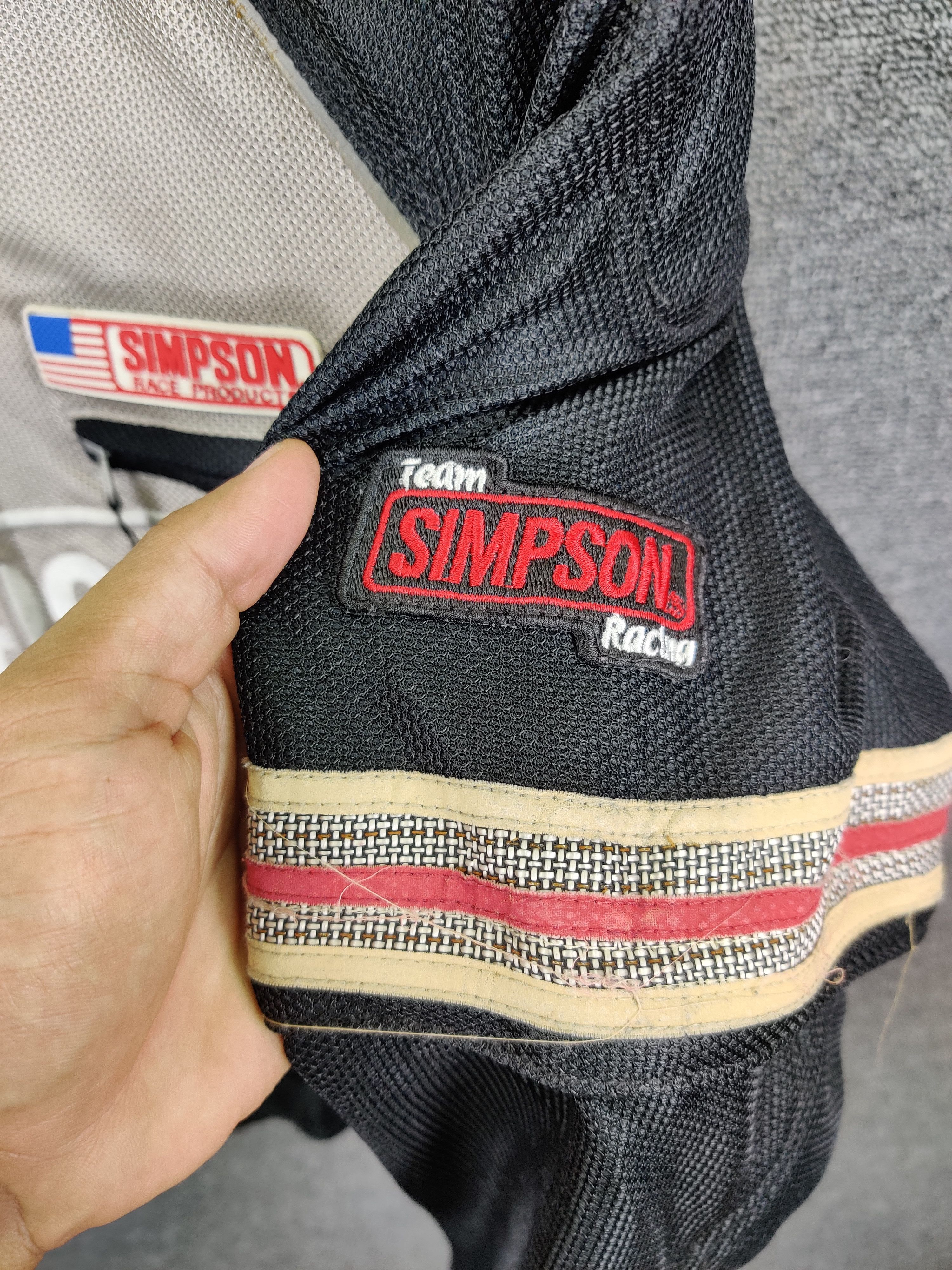 Vintage Vintage Simpson Racing Bikers Motorcycle Jacket Size US L / EU 52-54 / 3 - 10 Thumbnail