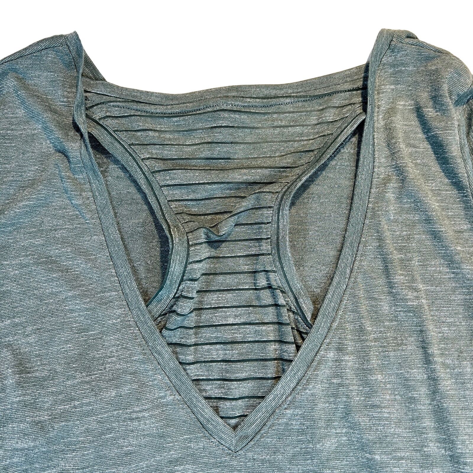 Other RBX Long Sleeve Racerback Workout Shirt Heathered Green Med Size M / US 6-8 / IT 42-44 - 3 Thumbnail