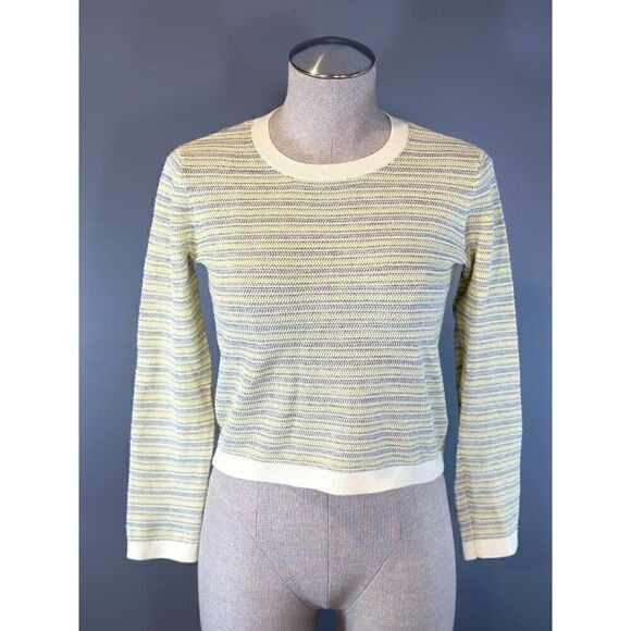 Veronica Beard Veronica Beard Boise Striped Sweater in Yellow Size XS Size XS / US 0-2 / IT 36-38 - 1 Thumbnail