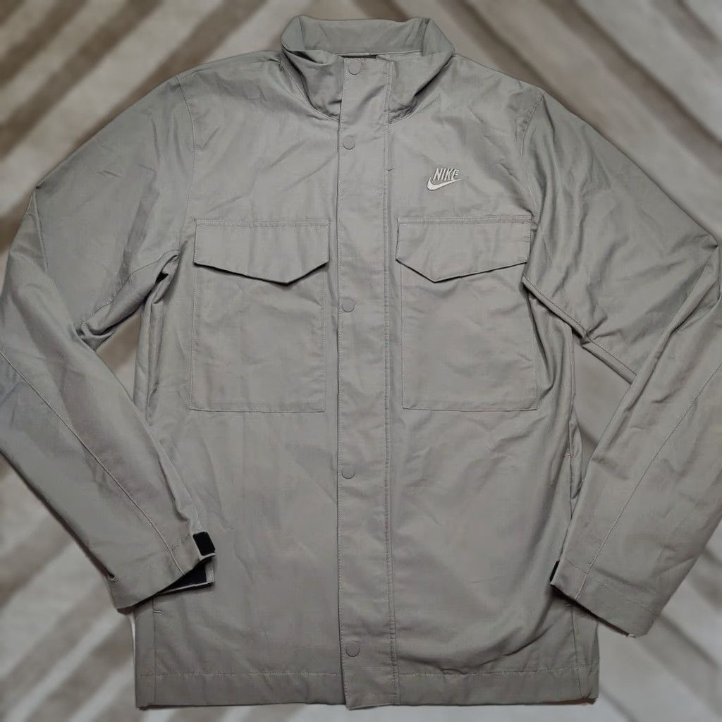 Nike NIKE M65 Utility Jacket Men Small Gray CZ9922 NEW Size US S / EU 44-46 / 1 - 1 Thumbnail