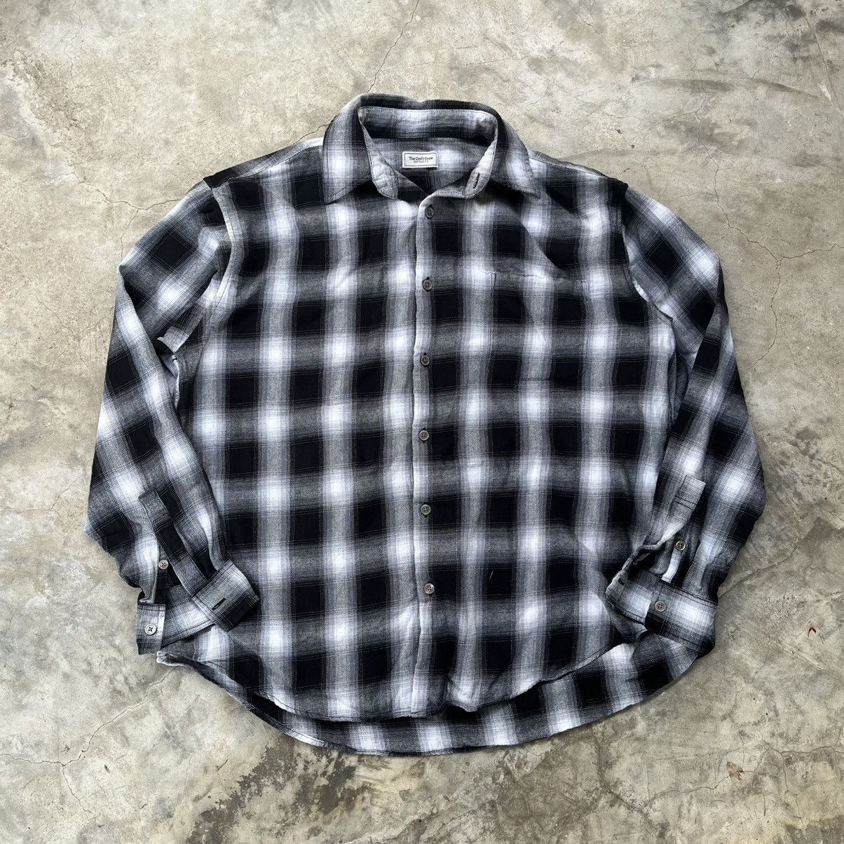 Vintage The CraftCrew shadow plaid shirt cotton 100% Size US M / EU 48-50 / 2 - 1 Thumbnail