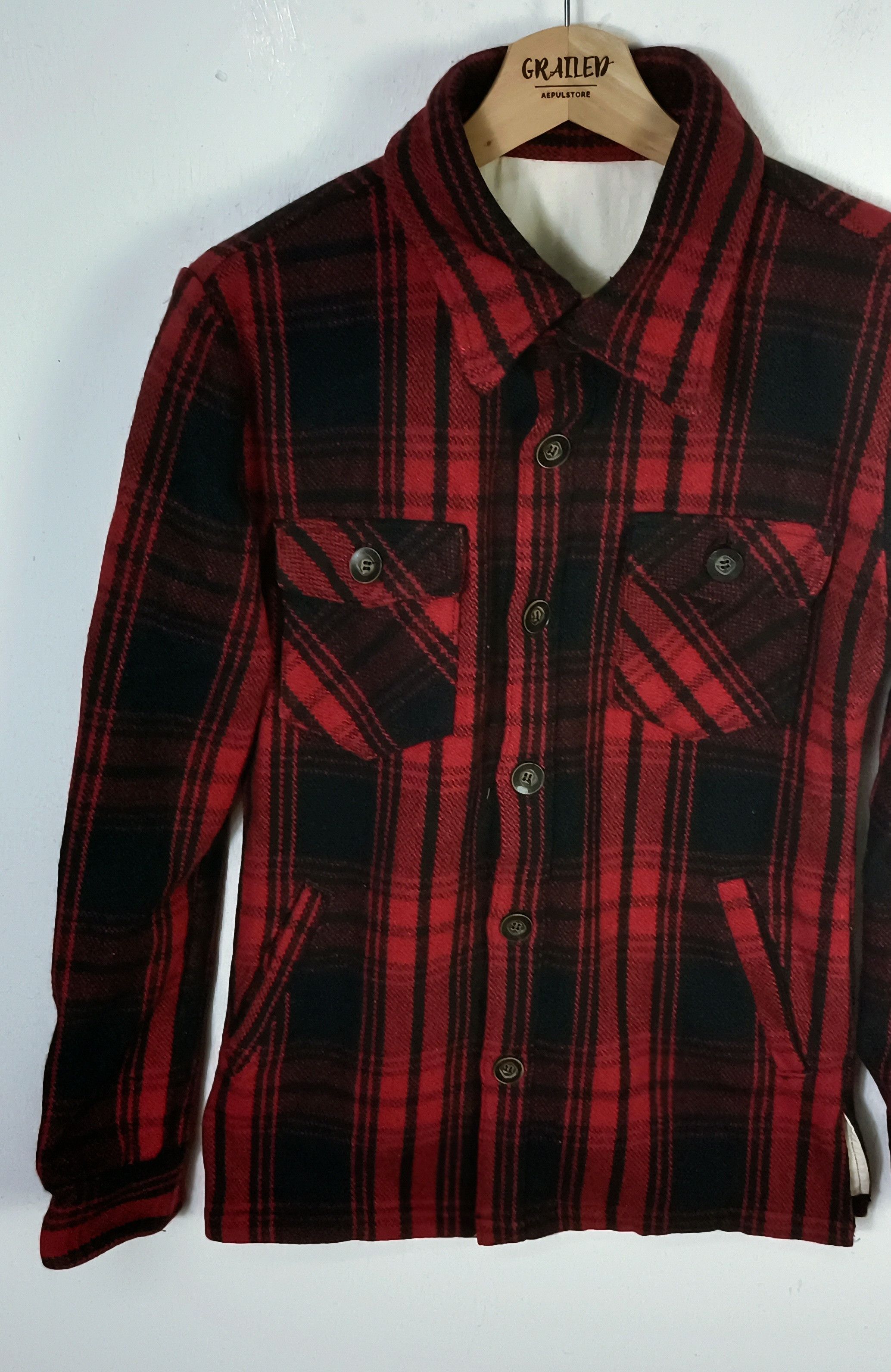 If Six Was Nine Virtue & Vice Wool Button ifisixwasnine lgb Jacket Size US S / EU 44-46 / 1 - 6 Thumbnail