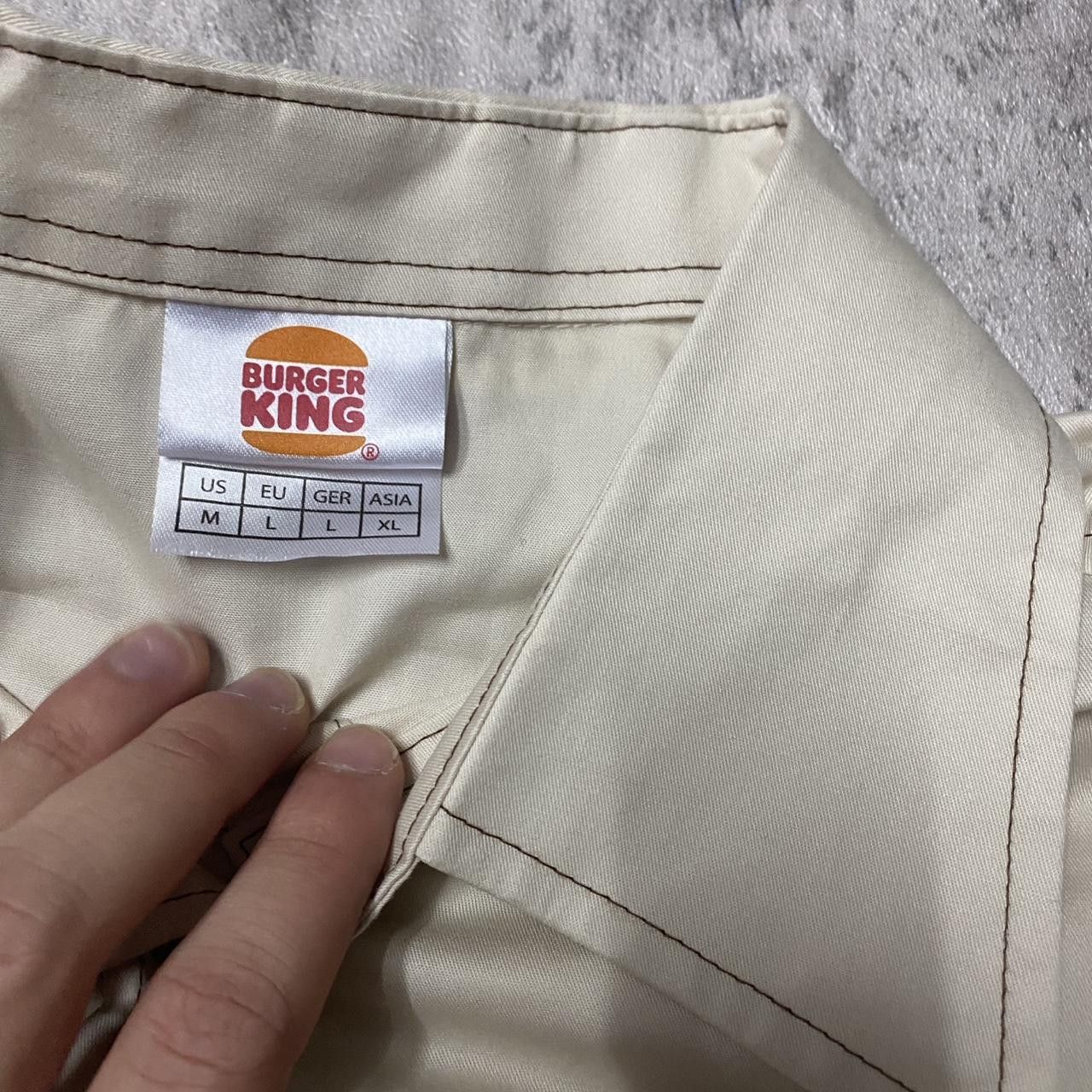 Other Cream and tan Burger King shirt clothing Size US L / EU 52-54 / 3 - 3 Thumbnail