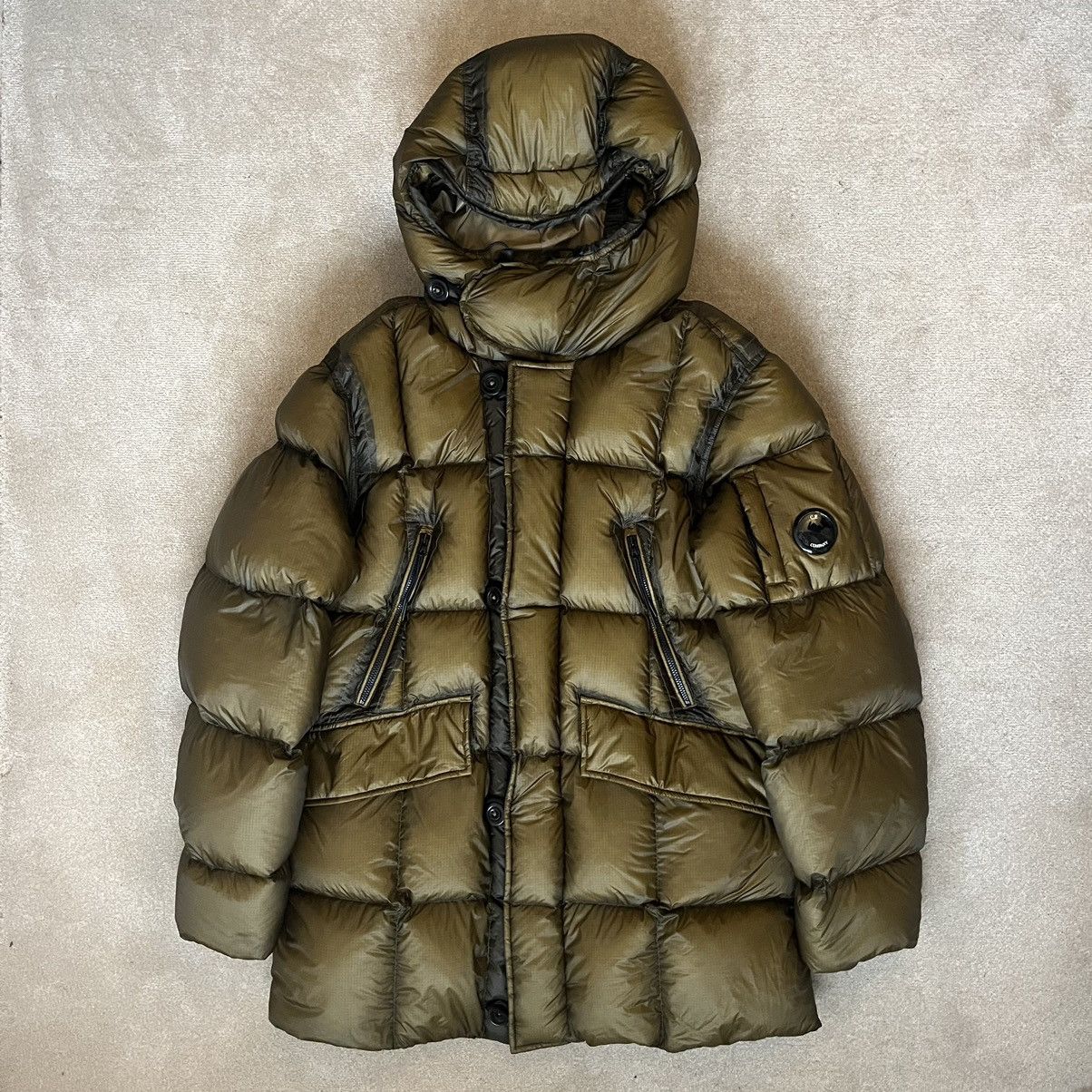 image of C P Company ✱ Cp Company Dd Shell Down Jacket in Brown, Men's (Size Medium)