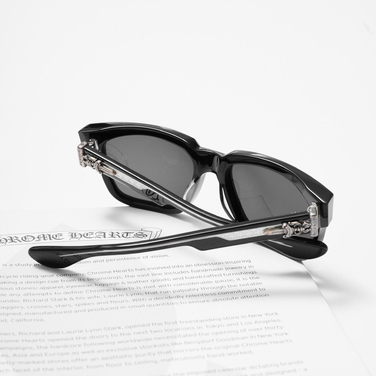 Chrome Hearts CHROME HEARTS BOX OFFICER BLACK SUNGLASSES Size ONE SIZE - 7 Thumbnail