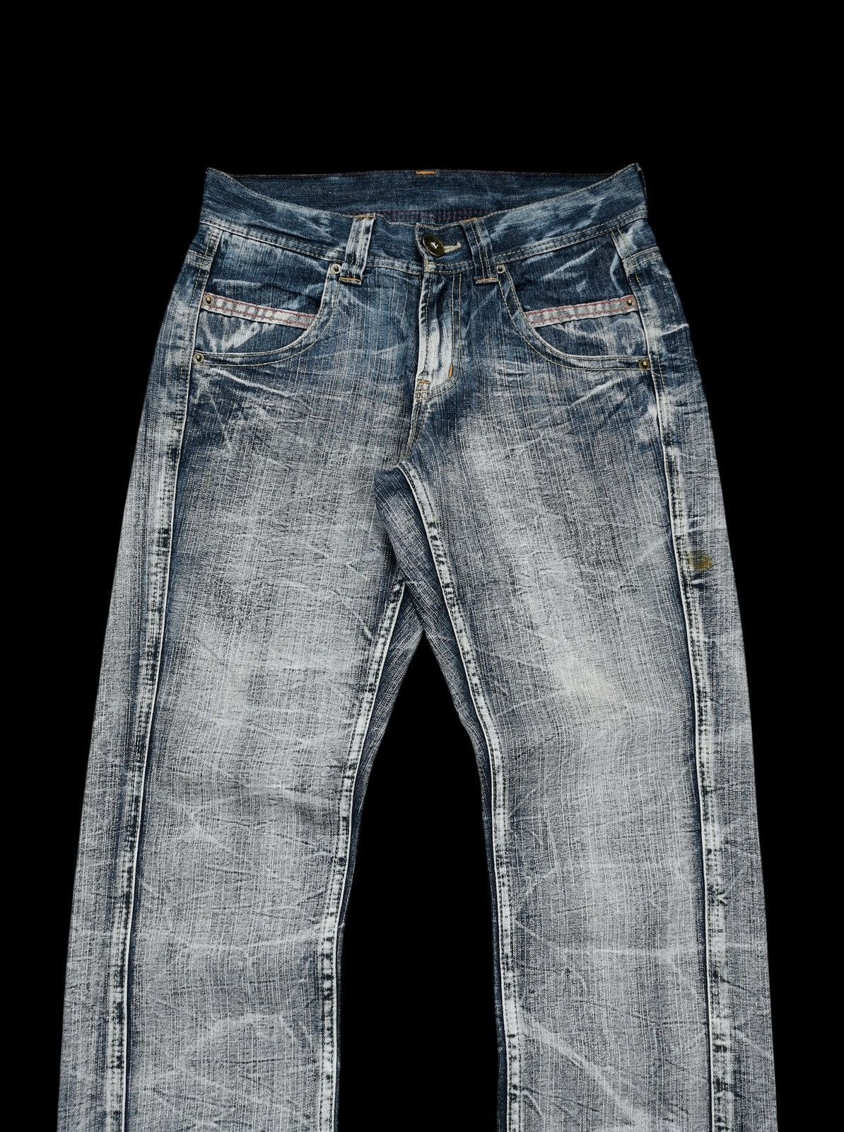 Tornado Mart Real Vintage Japanese Brand Acid Wash Denim Jeans Size US 30 / EU 46 - 2 Thumbnail