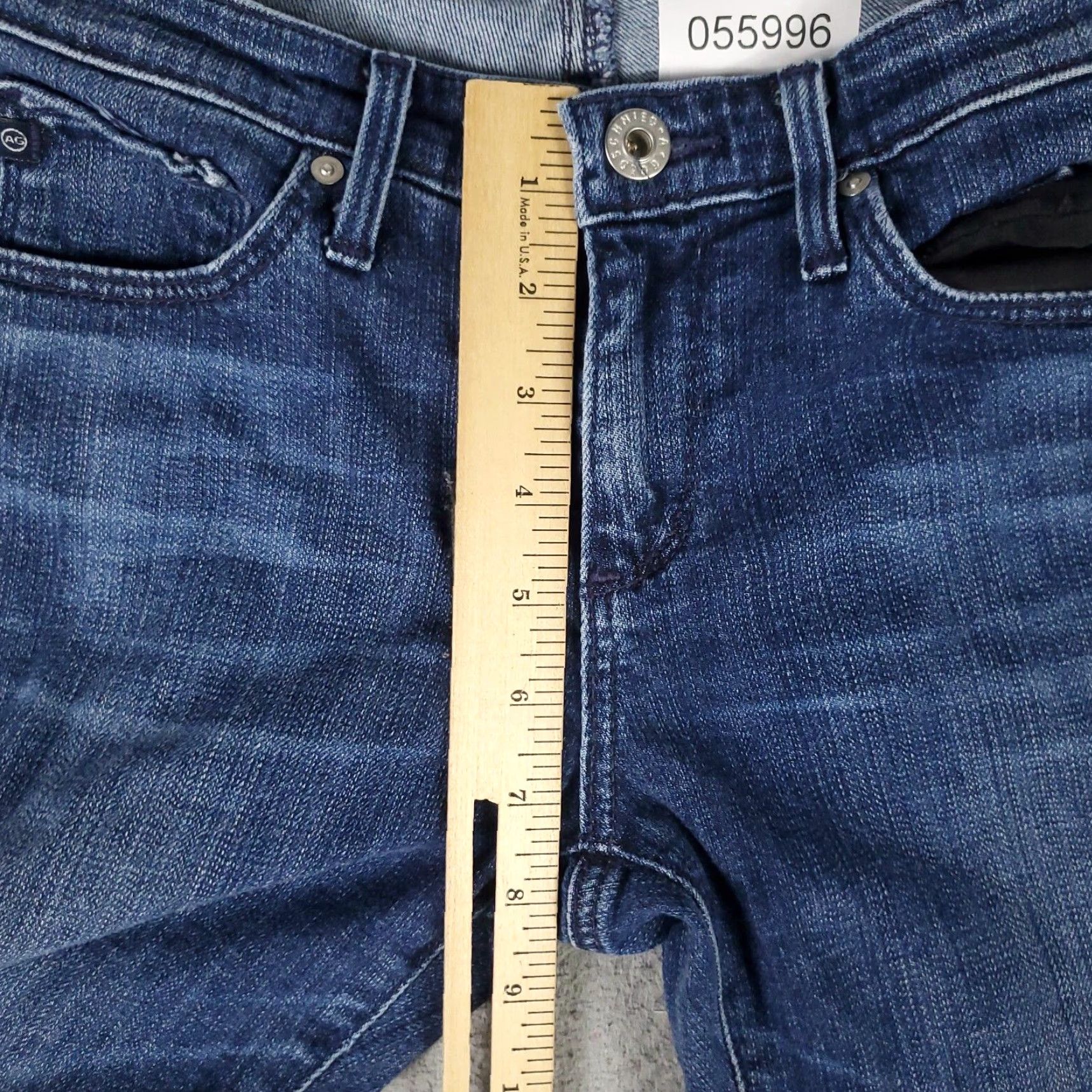 Vintage VINTAGE AG Adriano Goldschmied Womens Jeans 27x27 Denim Slim Skinny Low Rise Blue 90s Girls Size 27" / US 4 / IT 40 - 5 Thumbnail