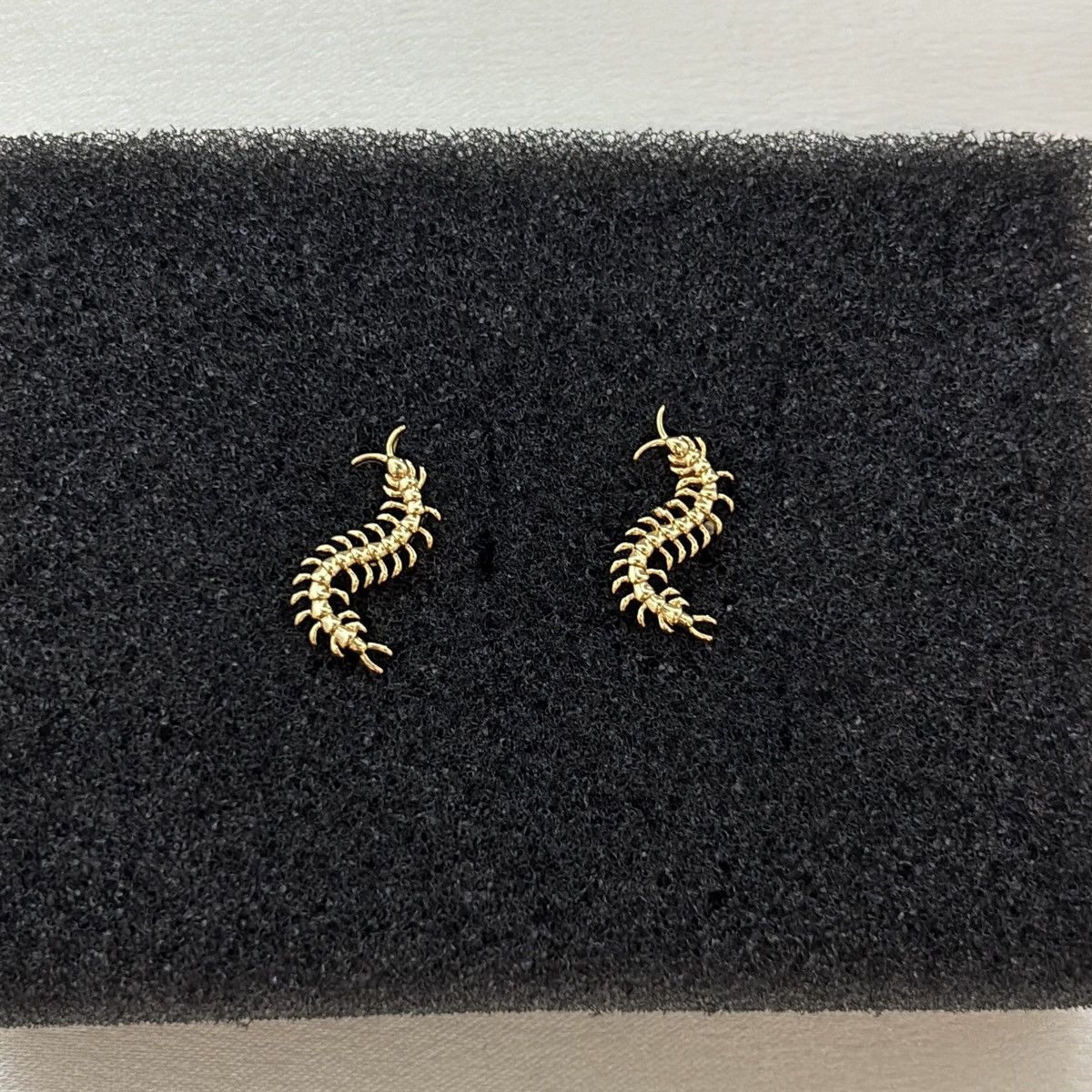 Other Centipede Stud Earrings for Men Women Punk Hip Hop Unisex Size ONE SIZE - 1 Thumbnail