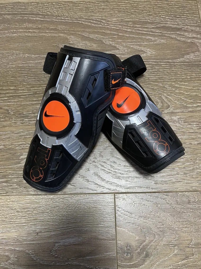 Nike × Vintage VTG Nike Total 90 Soocer Shields Size L Rare Black/Orange Size ONE SIZE - 7 Thumbnail