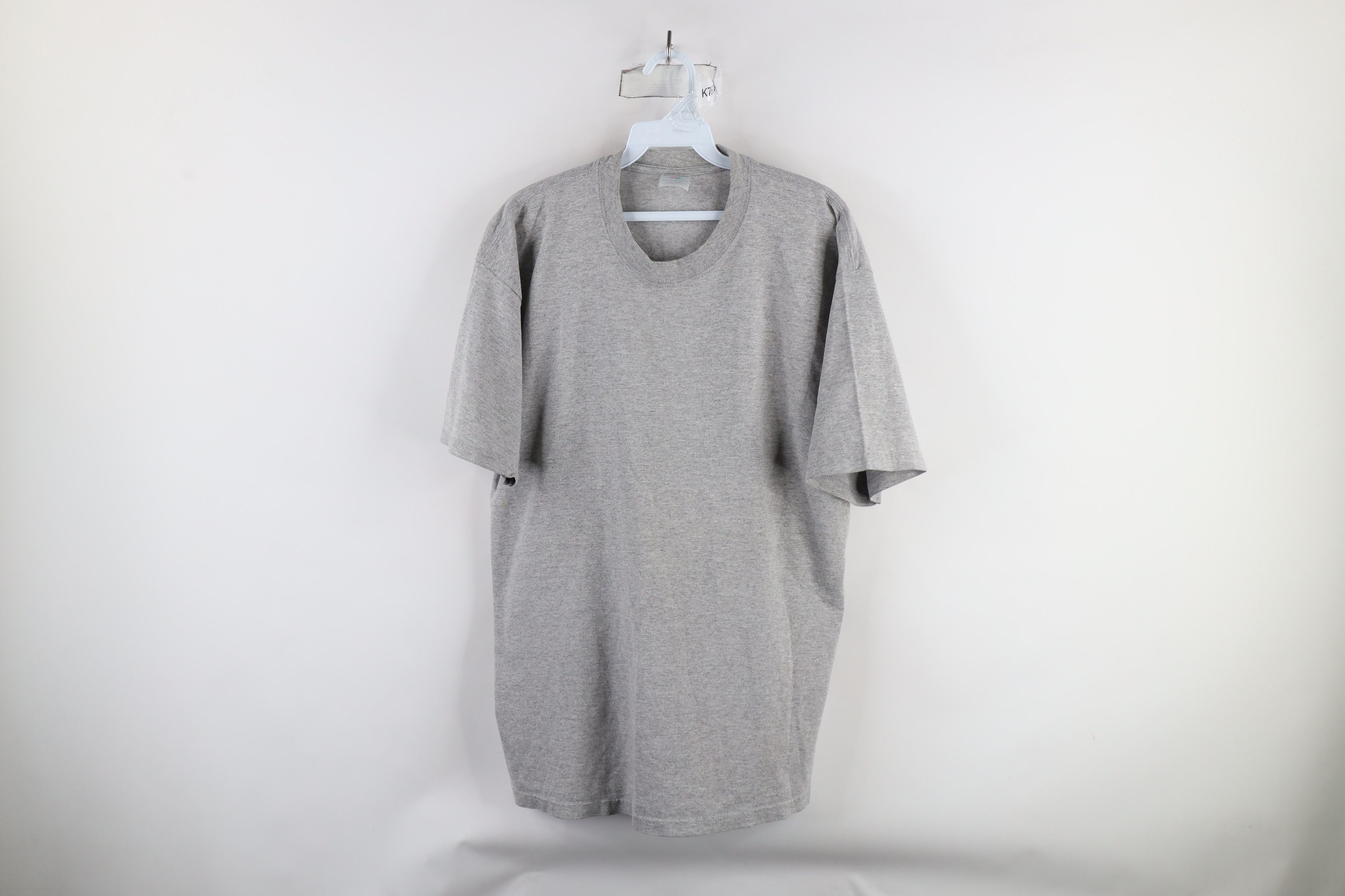 Vintage Vintage 90s Streetwear Short Sleeve T-Shirt Heather Gray Size US XL / EU 56 / 4 - 1 Thumbnail